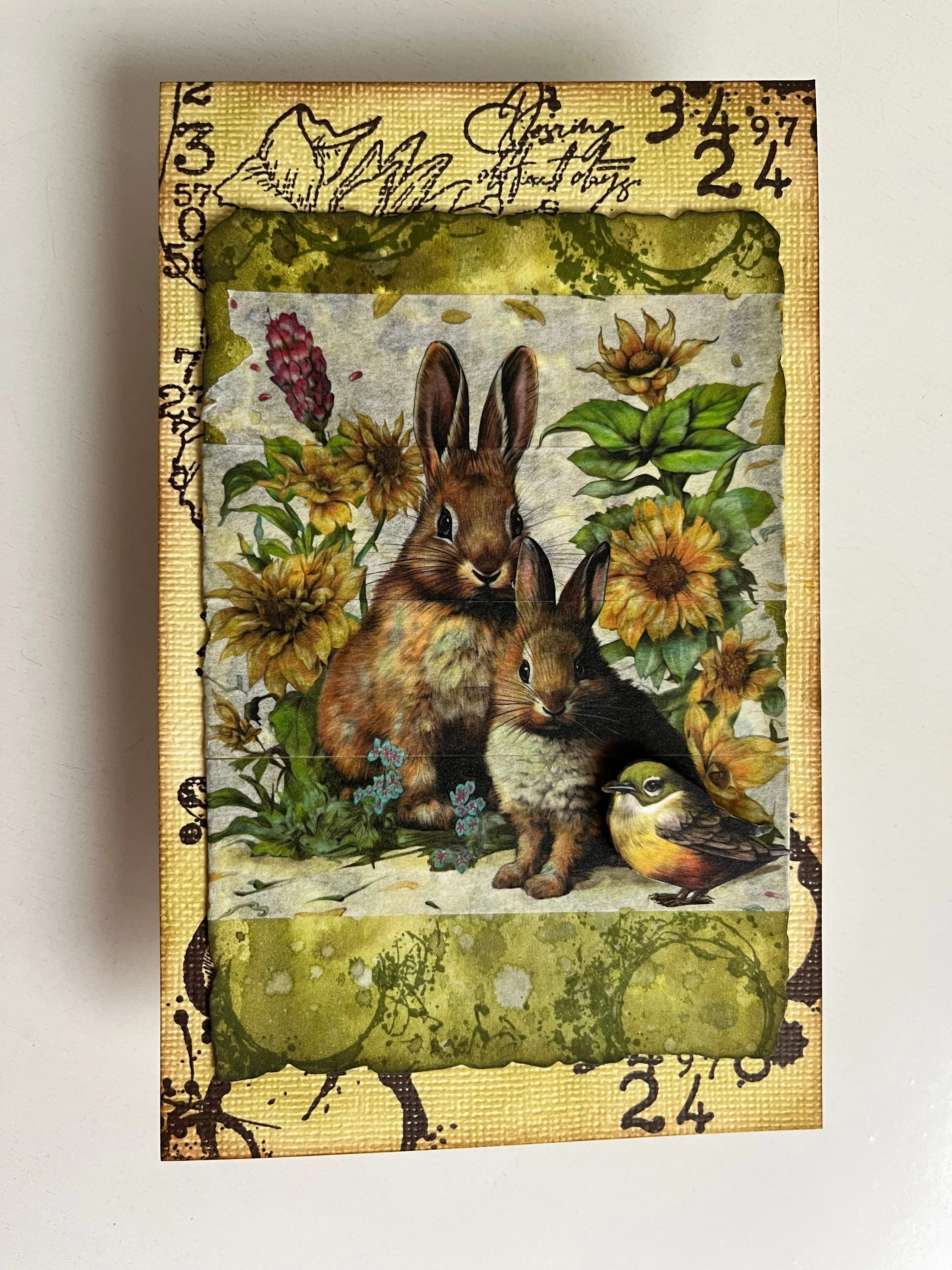MT-102 - Washi Tape - Sunflower & Hare (Layer-It-Up!) - Image 6
