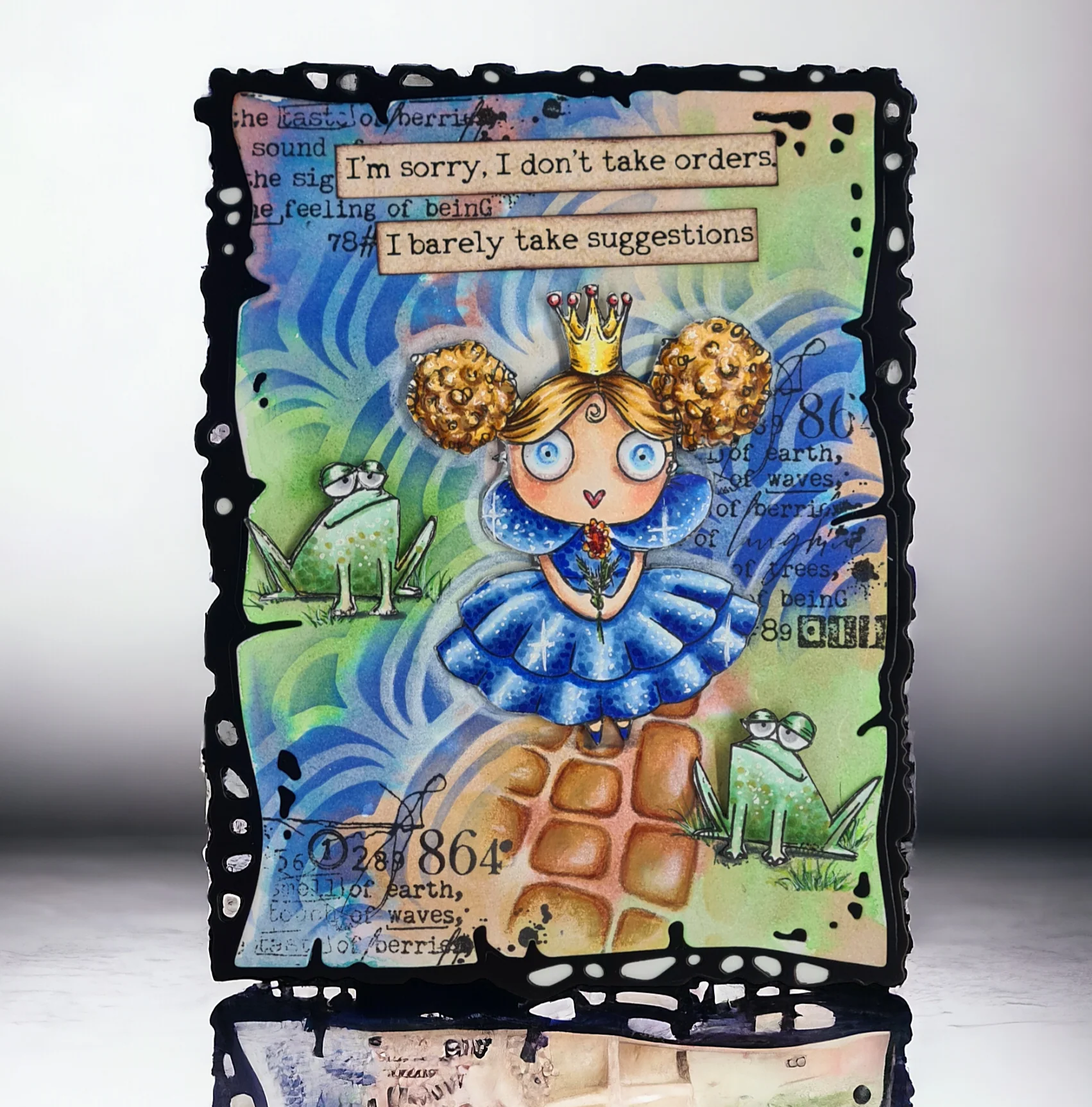 TP-1135 - A7 Stamp Set - Princess & Froggy - Image 2