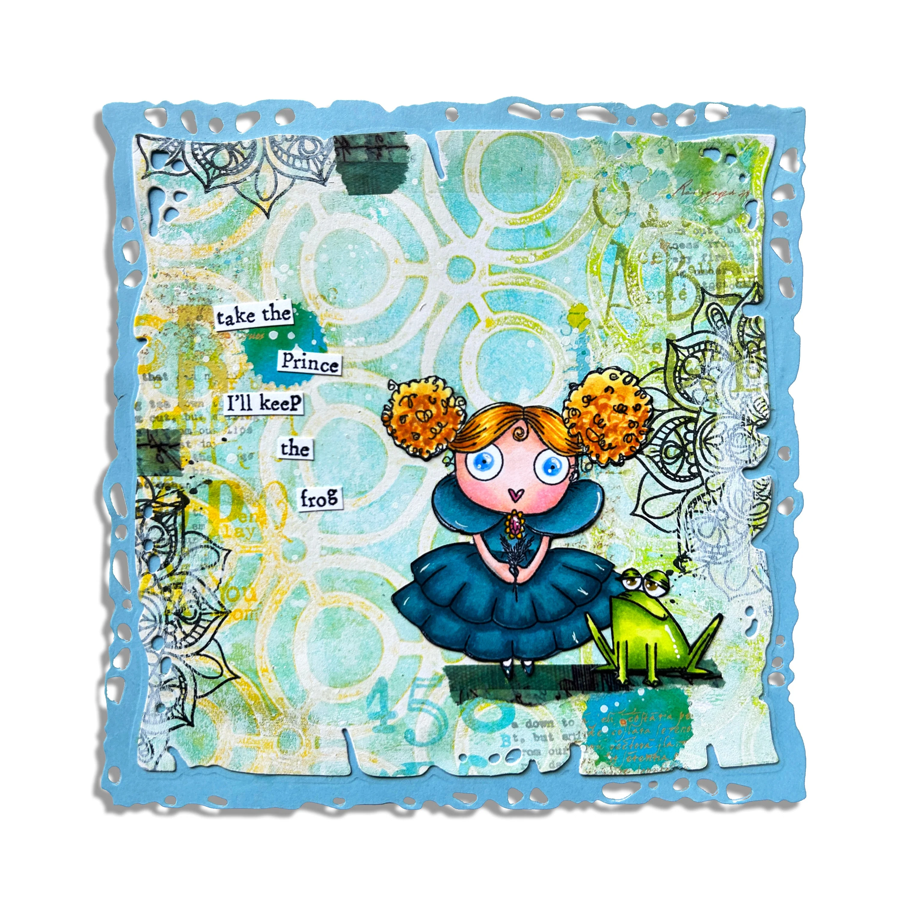 TP-1135 - A7 Stamp Set - Princess & Froggy - Image 3