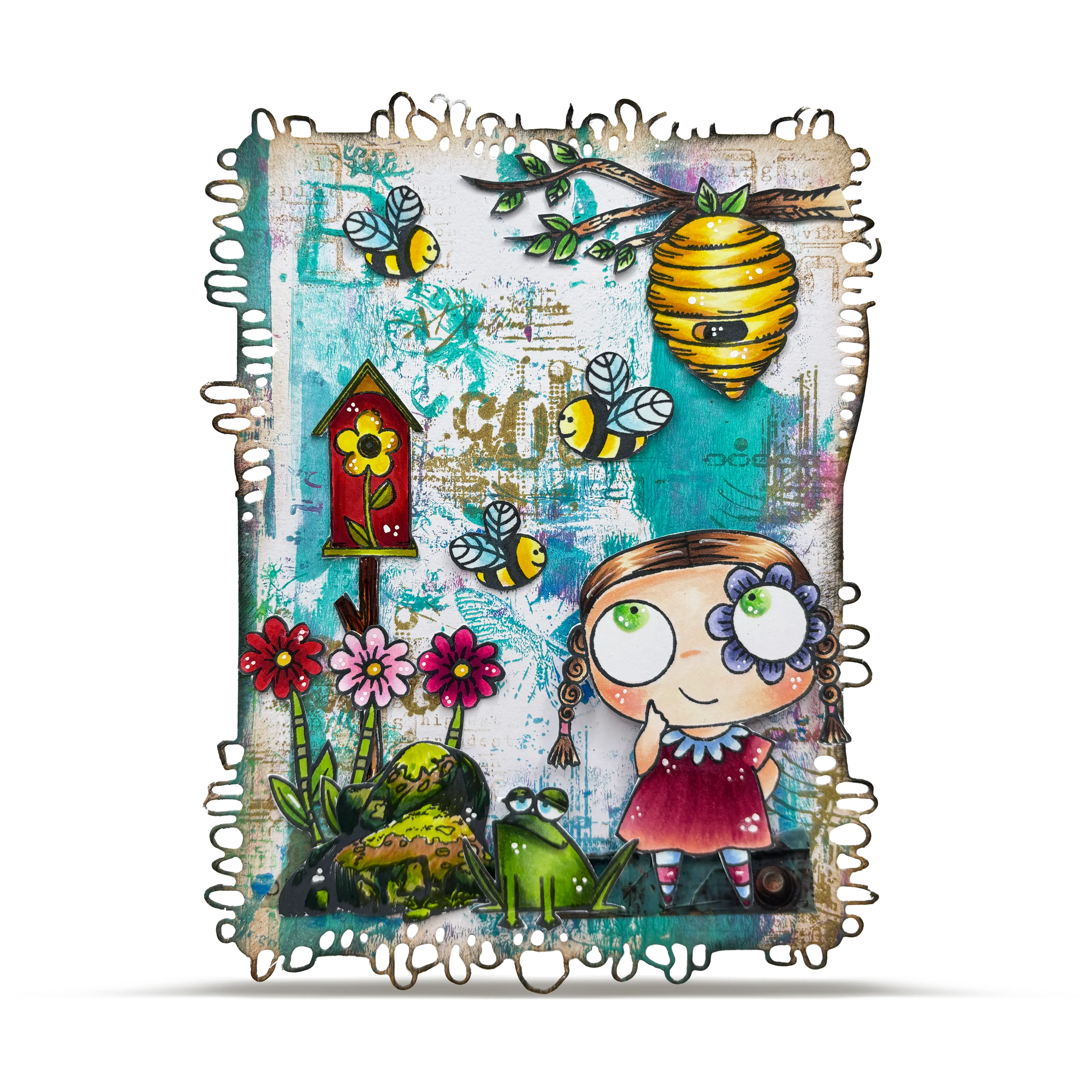 TP-1135 - A7 Stamp Set - Princess & Froggy - Image 5