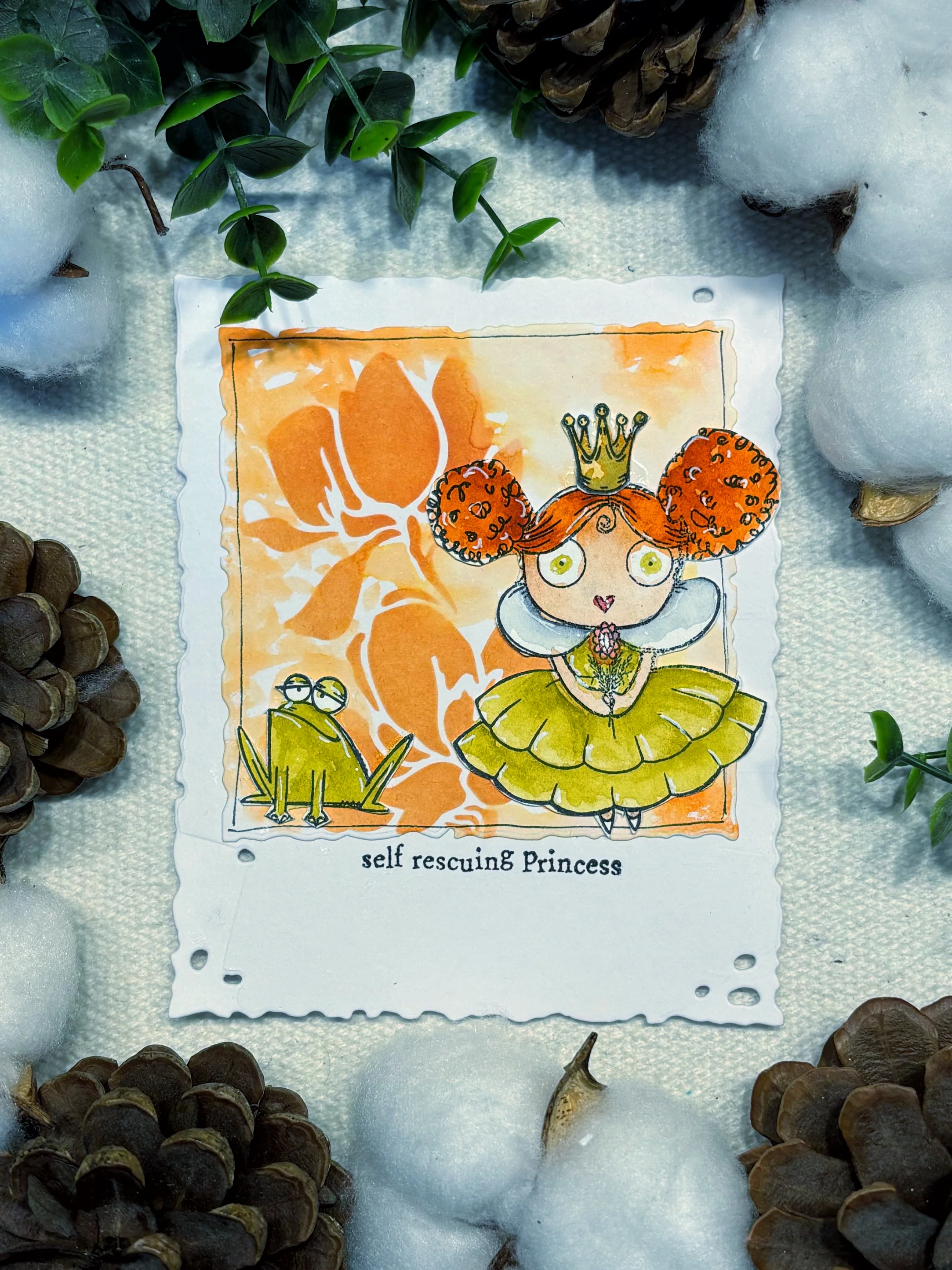 TP-1135 - A7 Stamp Set - Princess & Froggy - Image 6