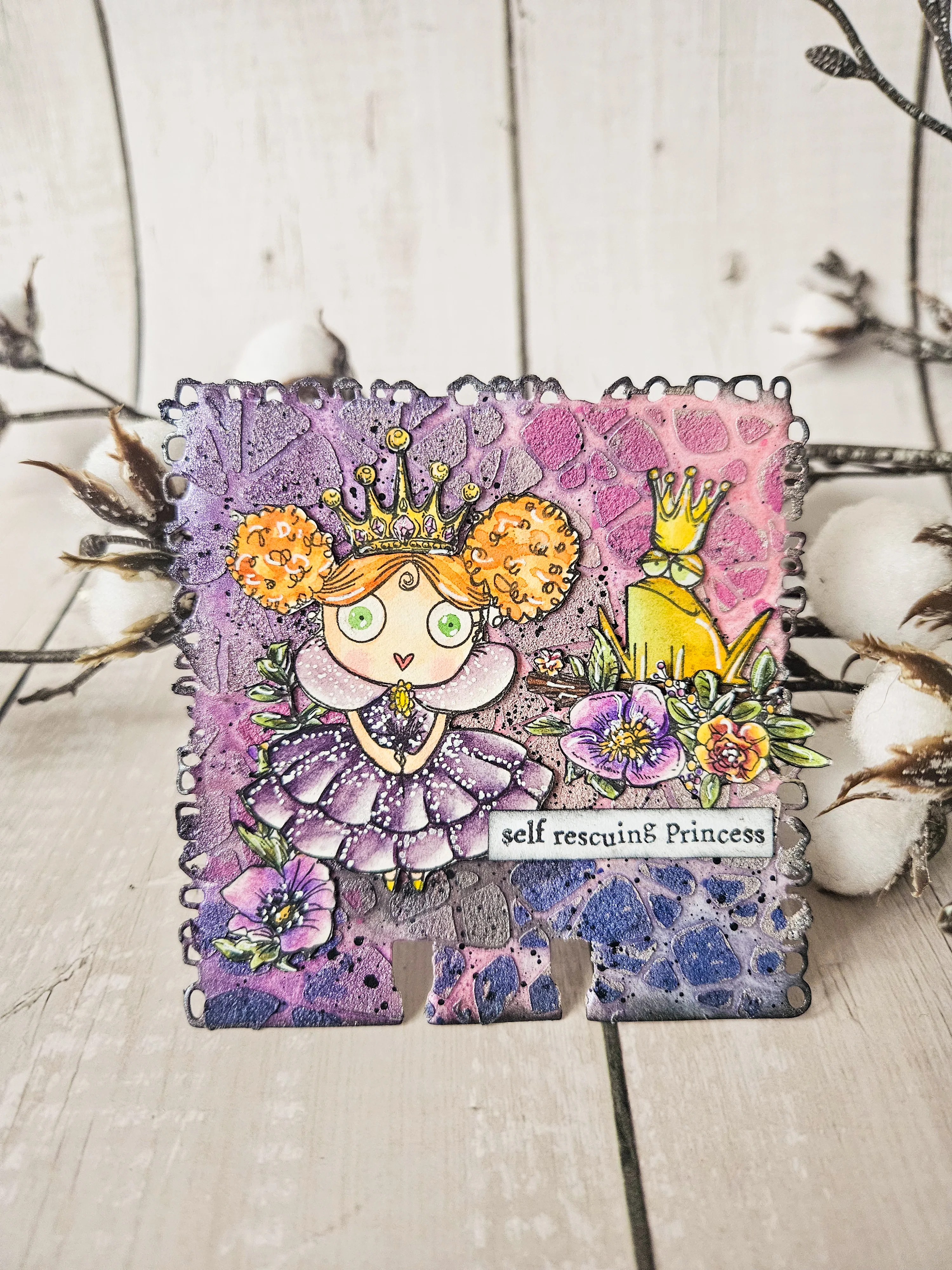 TP-1135 - A7 Stamp Set - Princess & Froggy - Image 7