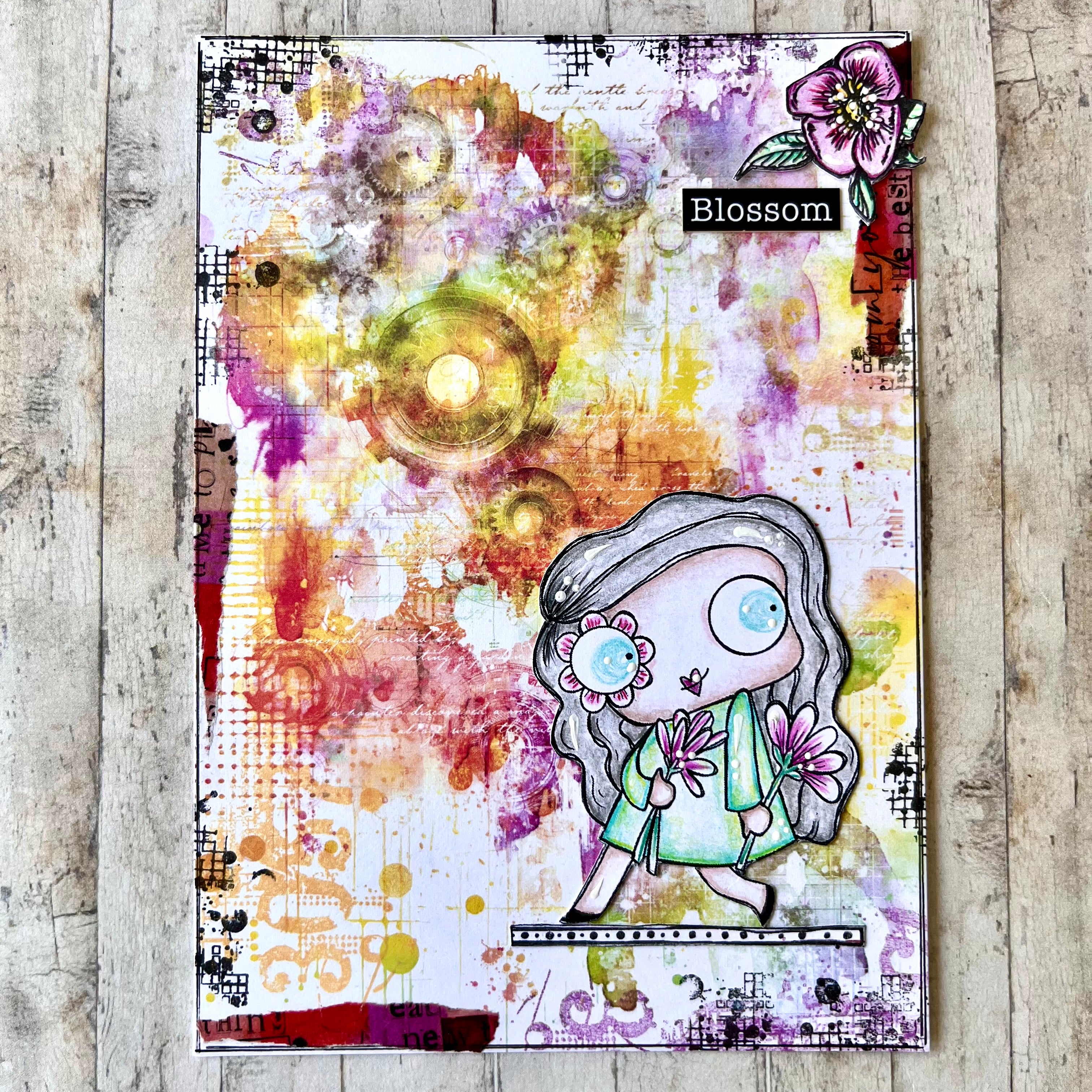 TP-1163 - A7 Stamp Set - La Fleur - Image 6