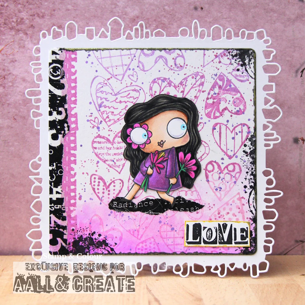 TP-1163 - A7 Stamp Set - La Fleur - Image 9