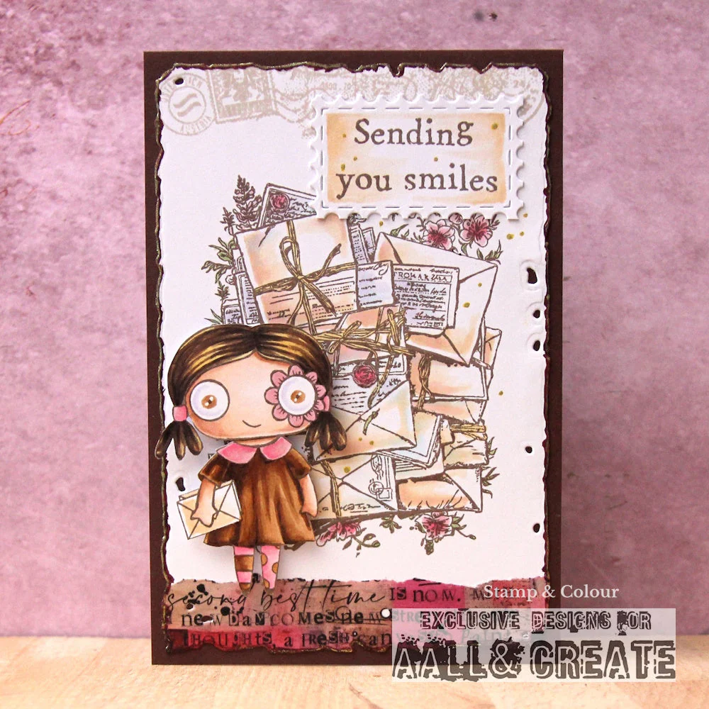TP-1165 - A7 Stamp Set - Snail Mail - Image 4