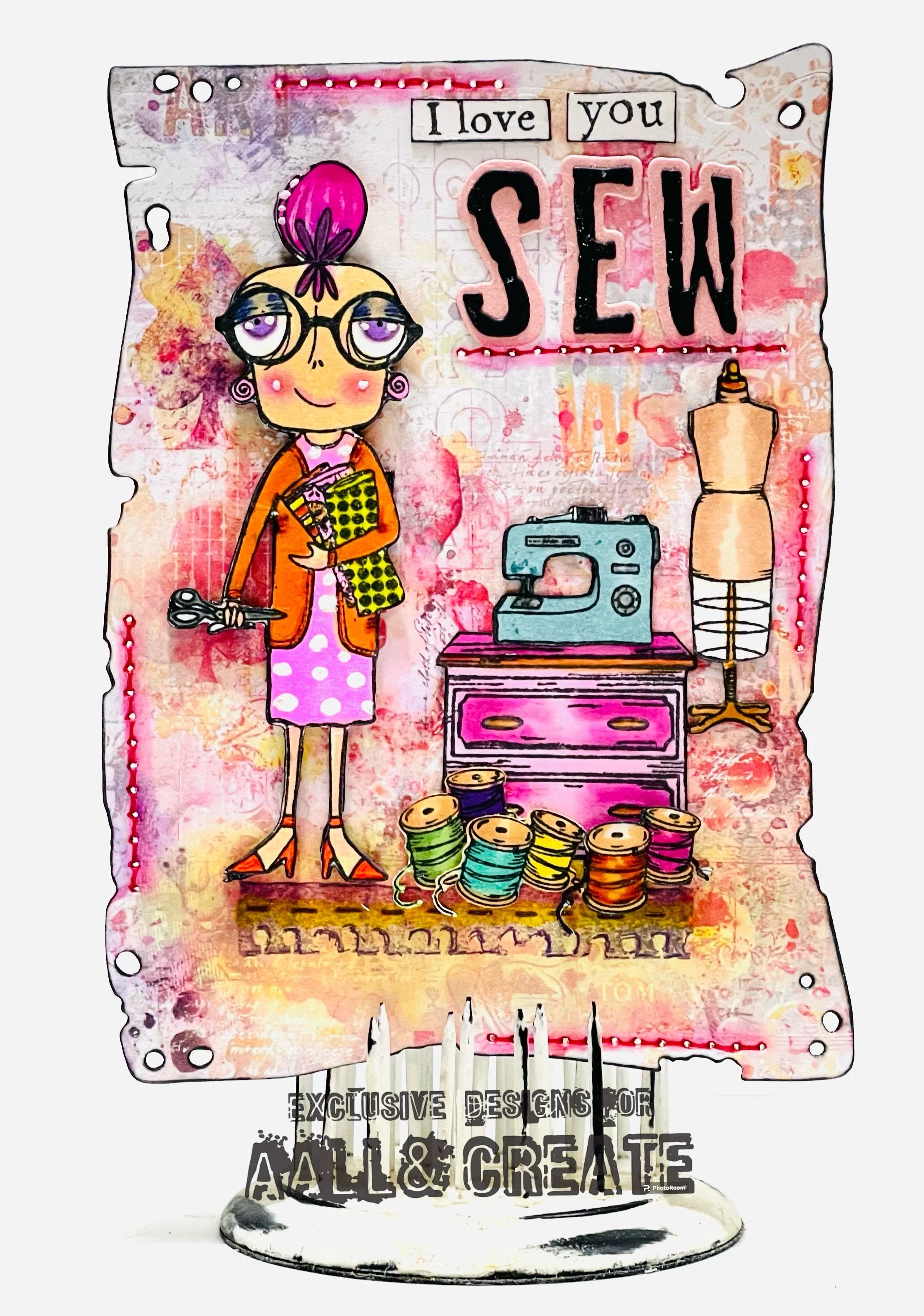 TP-1168 - A7 Stamp Set - Sew Dee - Image 4