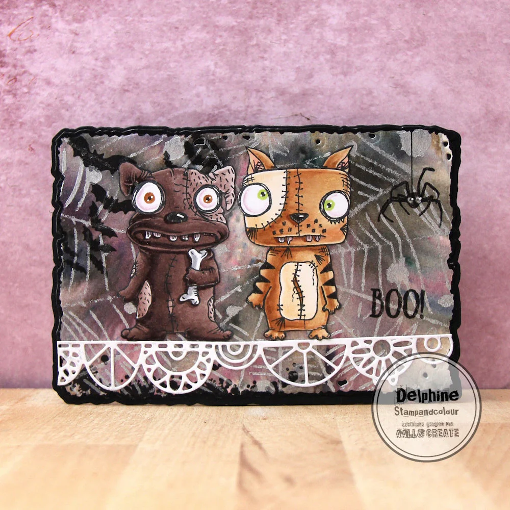 TP-1202 - A7 Stamp Set - Zombie Night - Image 10
