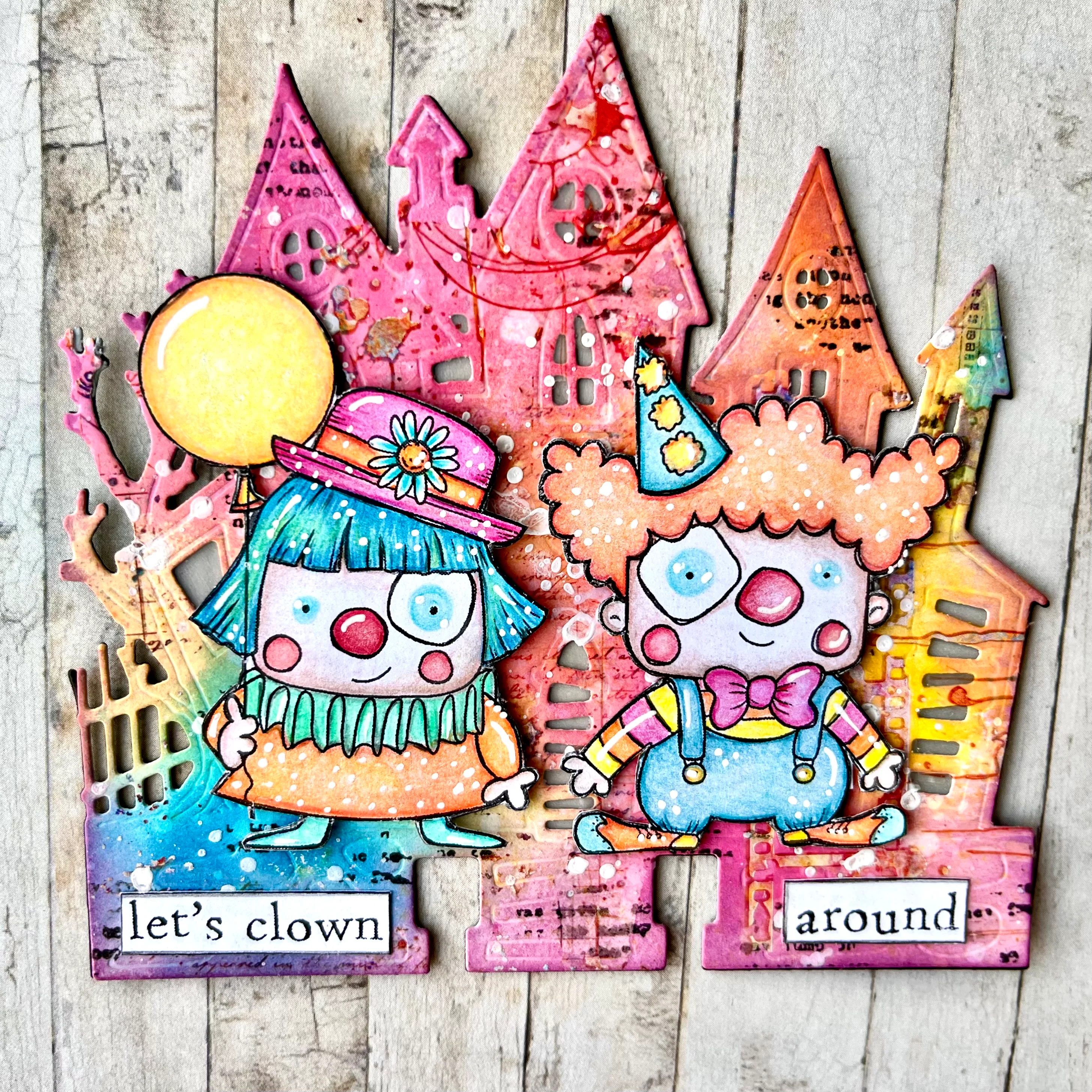 #1209 - A7 Stamp Set - Clown Around - Image 14
