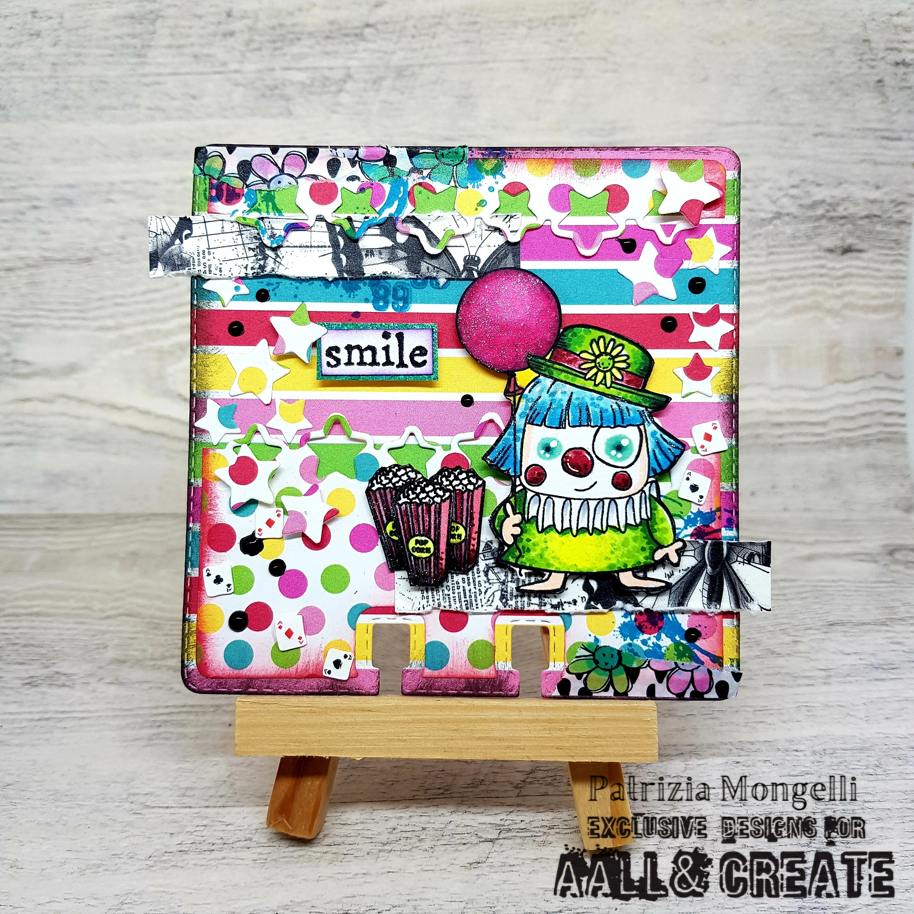 #1209 - A7 Stamp Set - Clown Around - Image 20