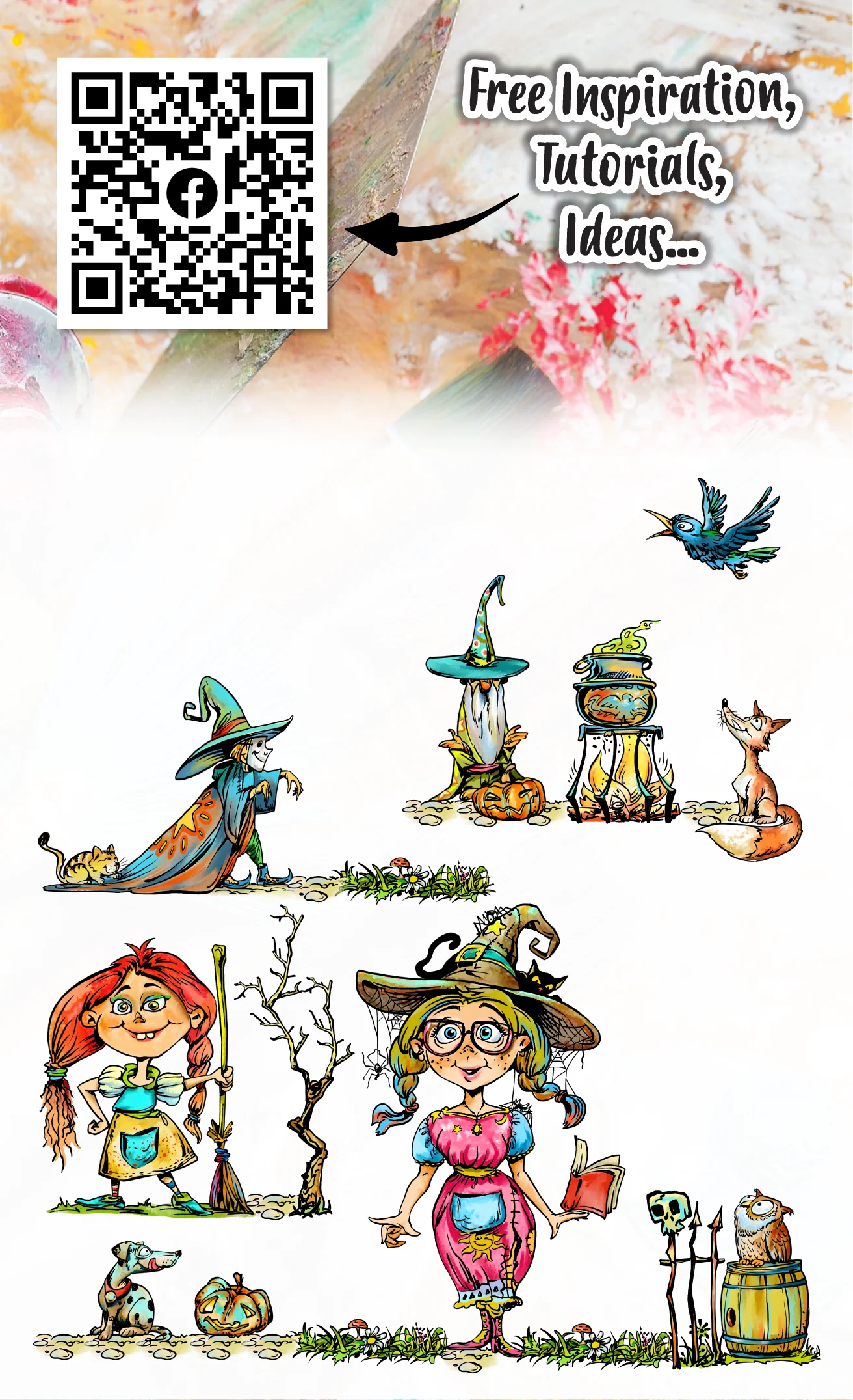 #1238 - A6 Stamp Set - Haunted Spell - Image 17