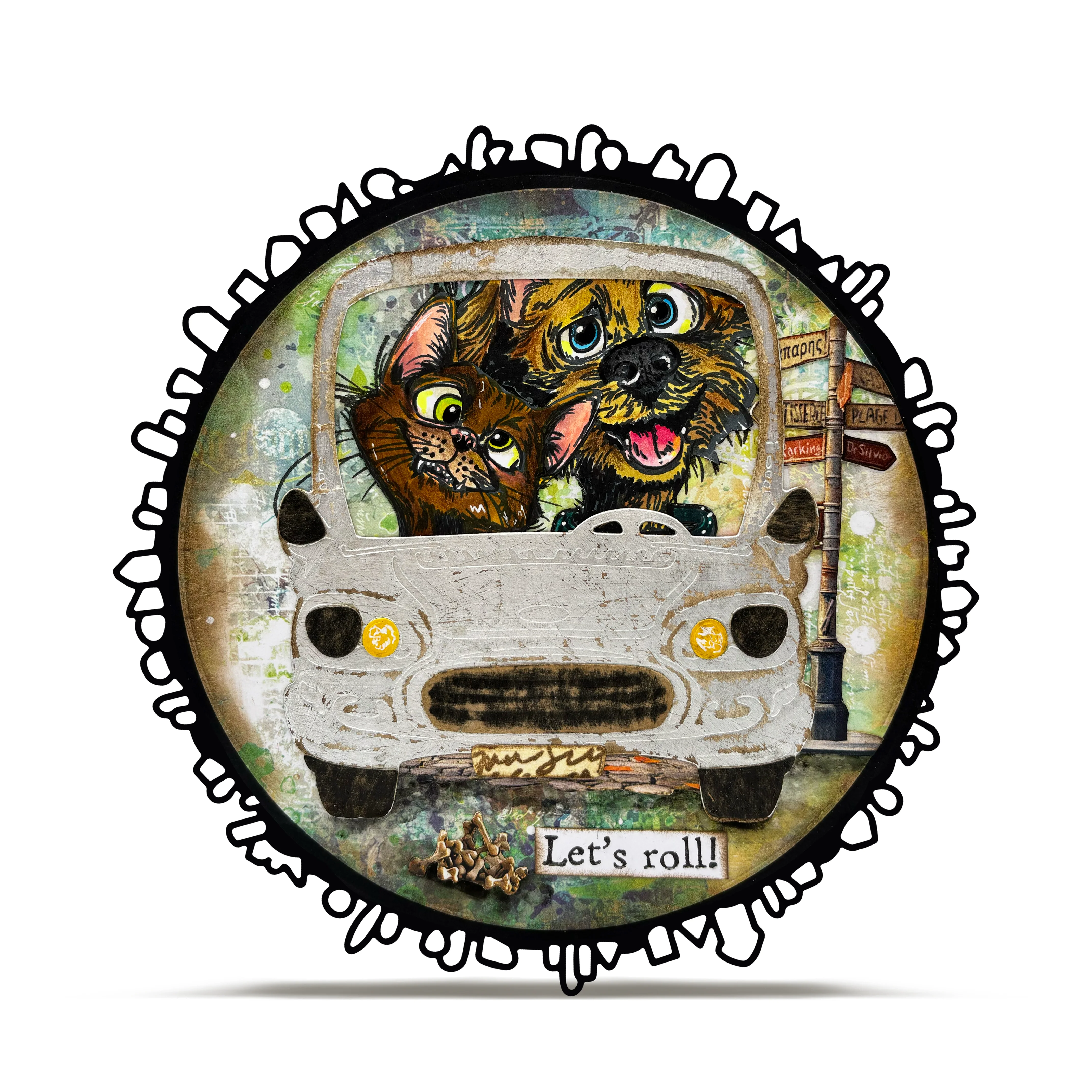 #1269 - A6 Stamp Set - Skyline Sniffs - Image 10