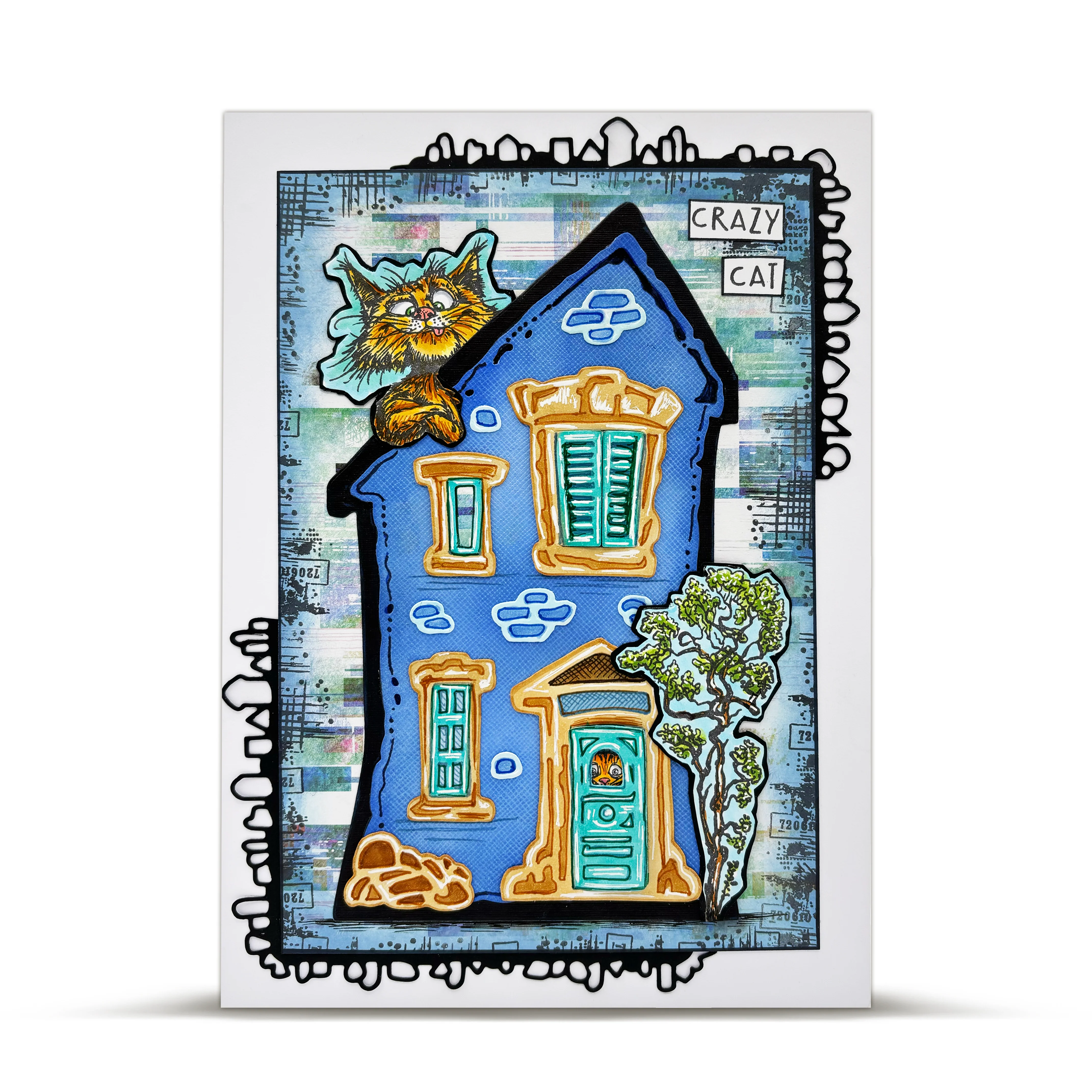 #1269 - A6 Stamp Set - Skyline Sniffs - Image 11