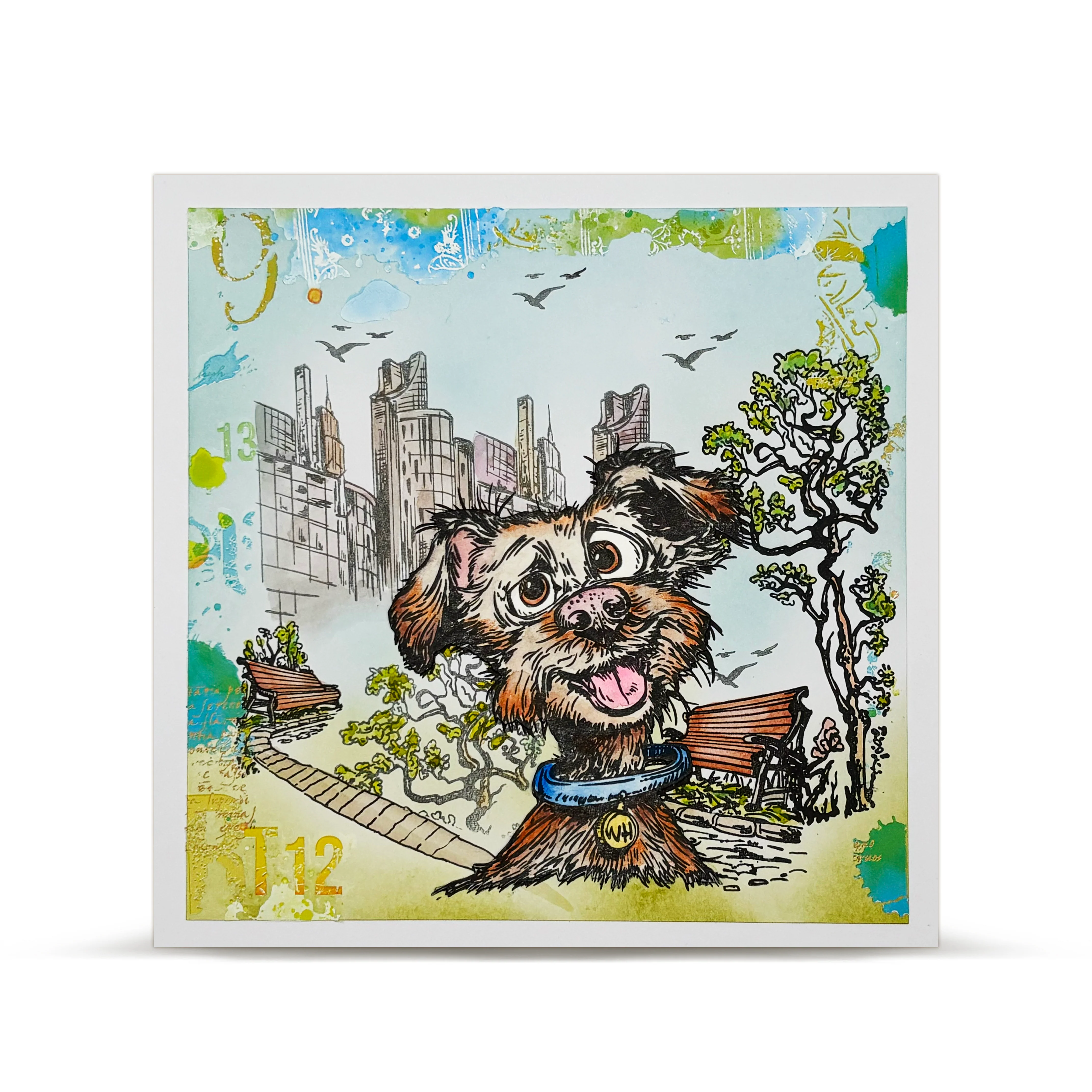 #1269 - A6 Stamp Set - Skyline Sniffs - Image 6