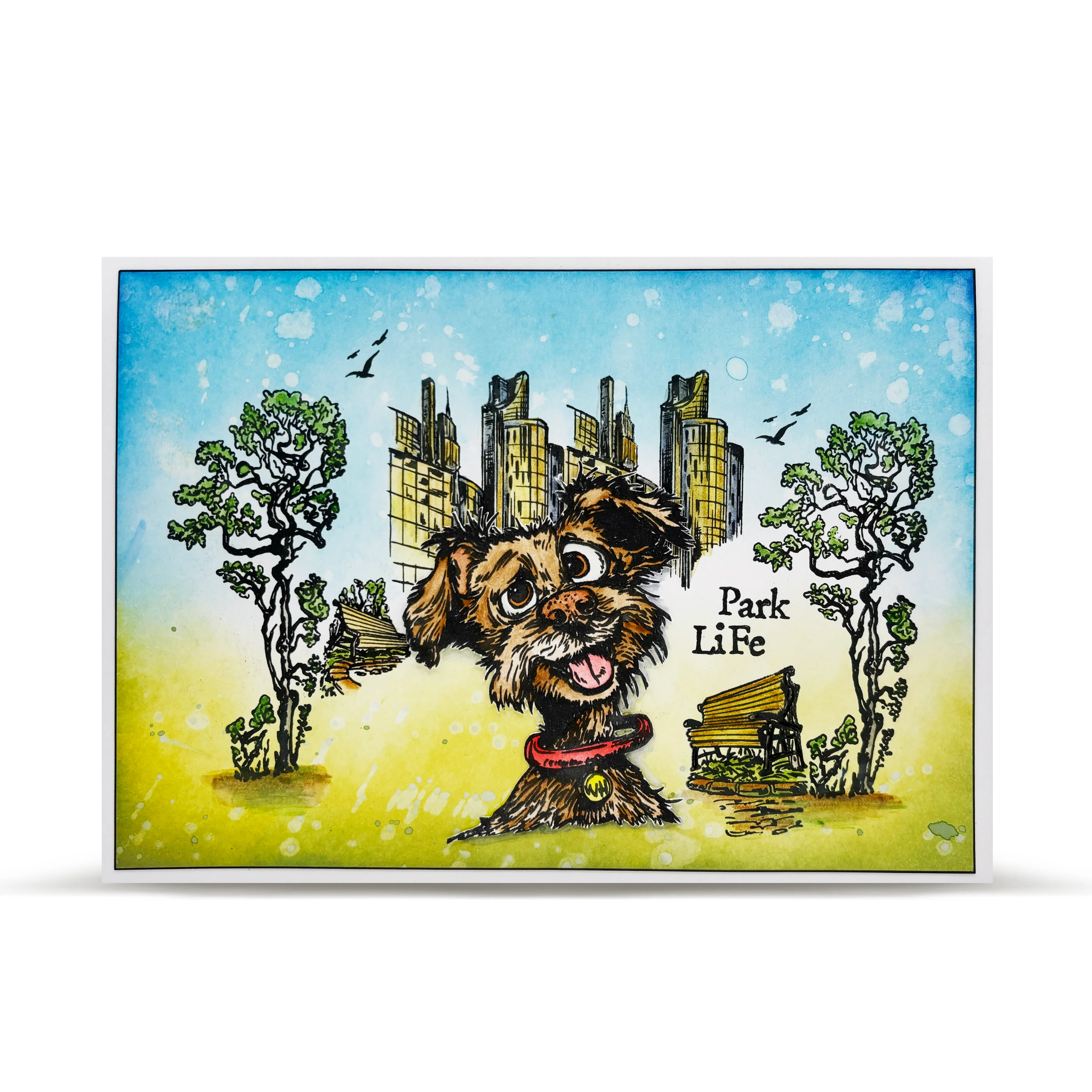 #1269 - A6 Stamp Set - Skyline Sniffs - Image 8