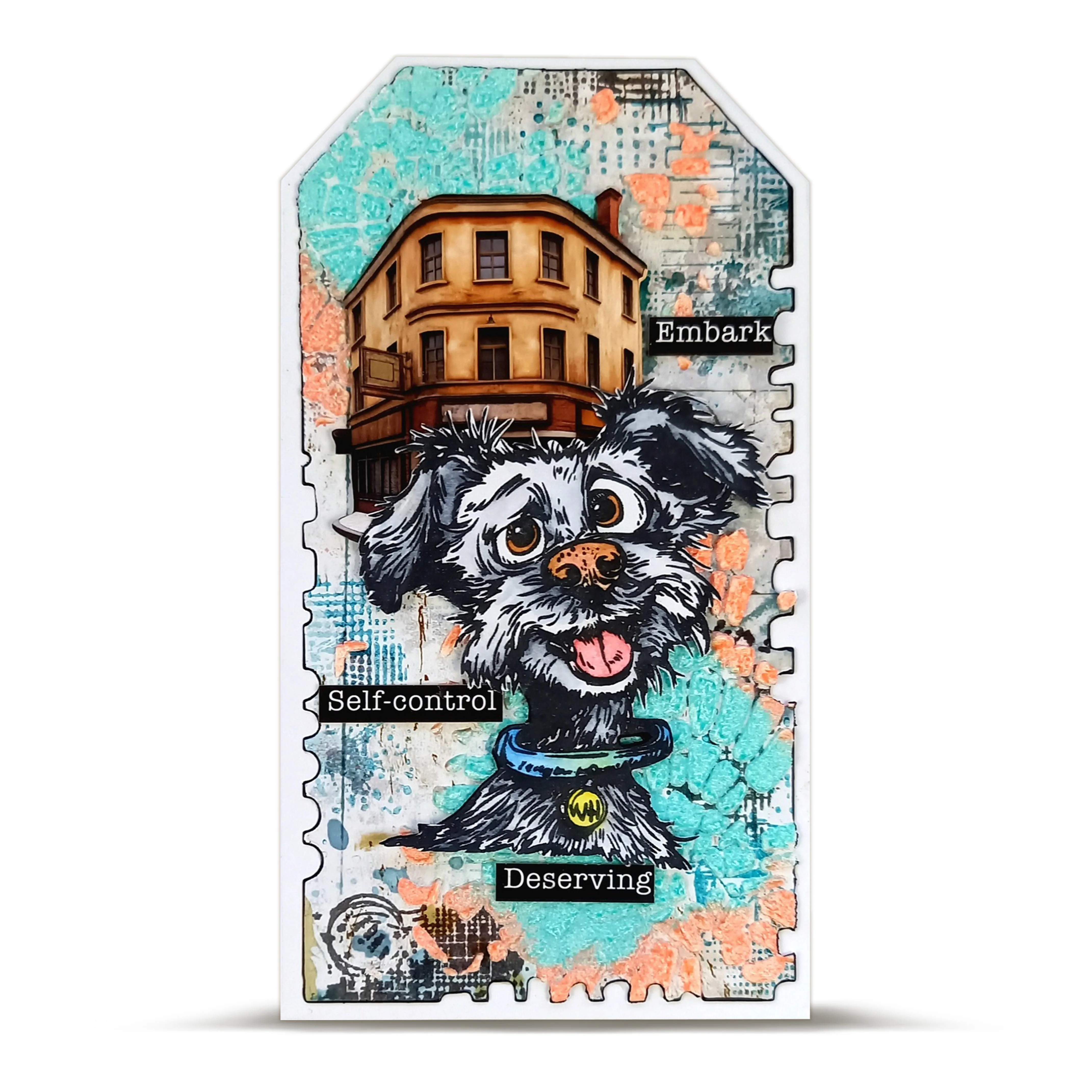 #1269 - A6 Stamp Set - Skyline Sniffs - Image 9