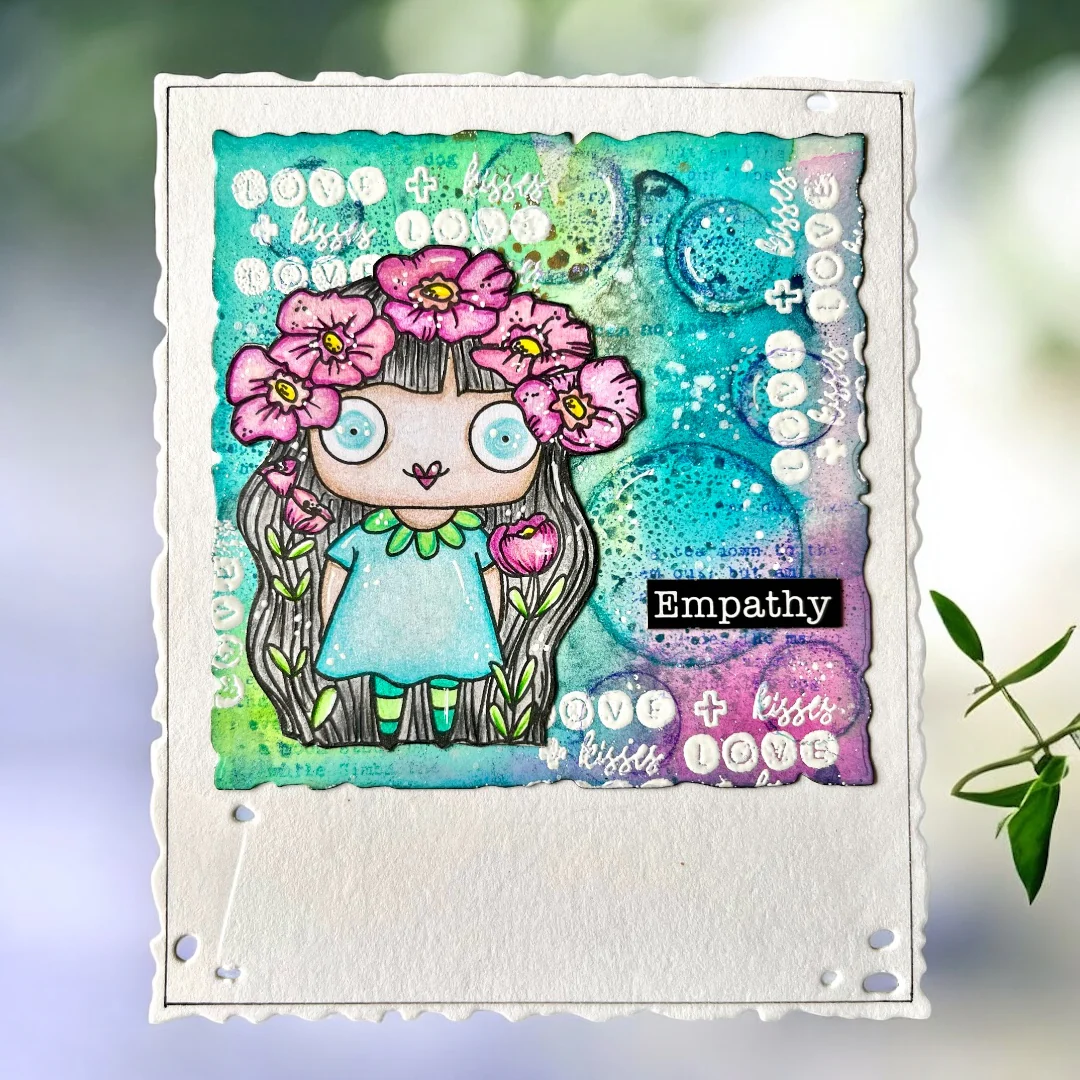 #135 - A4 Stencil - Bricks & Bubbles - Image 7