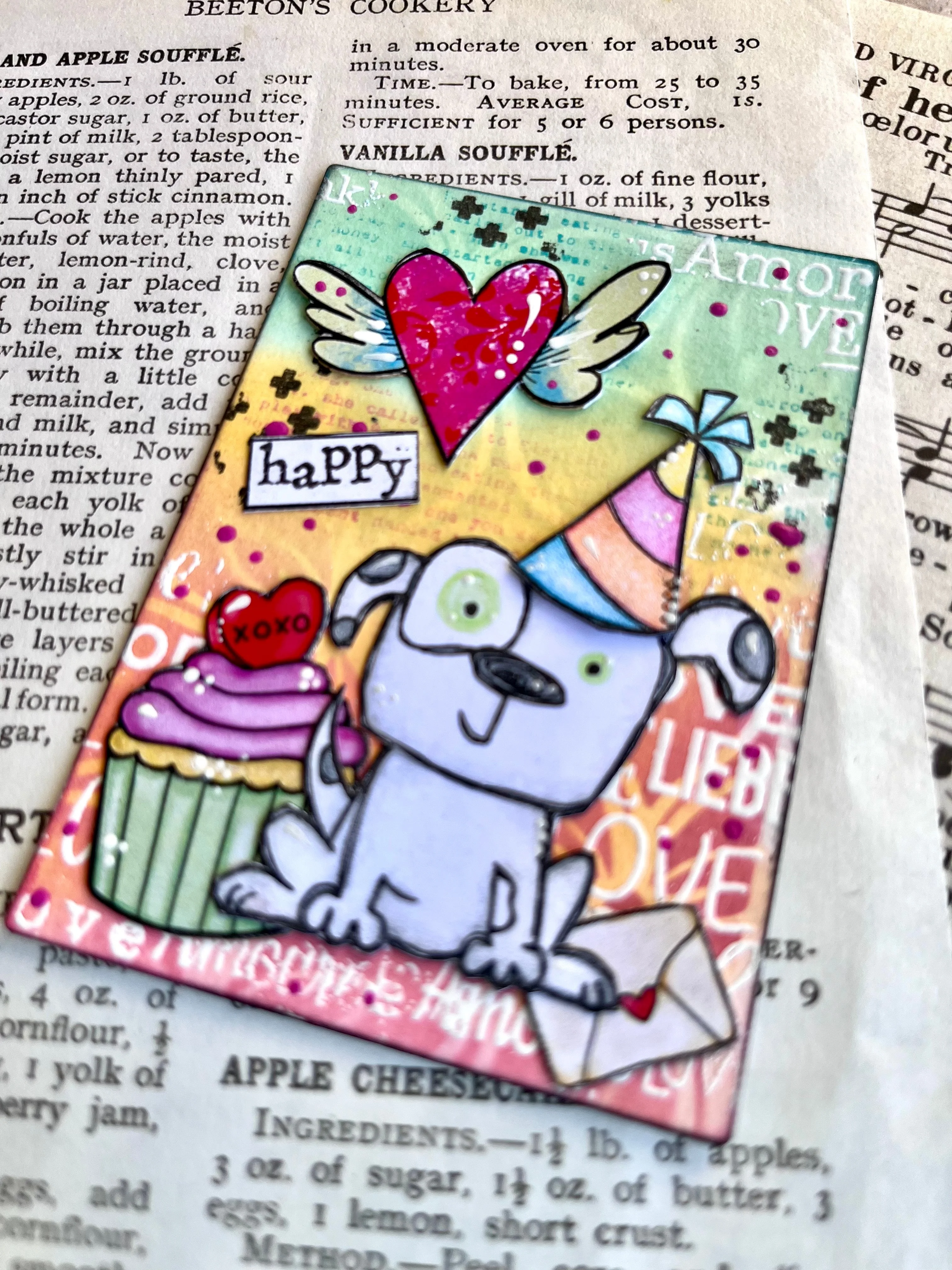 EP-18 - Ephemera Die-Cuts - Flying Hearts - Image 4