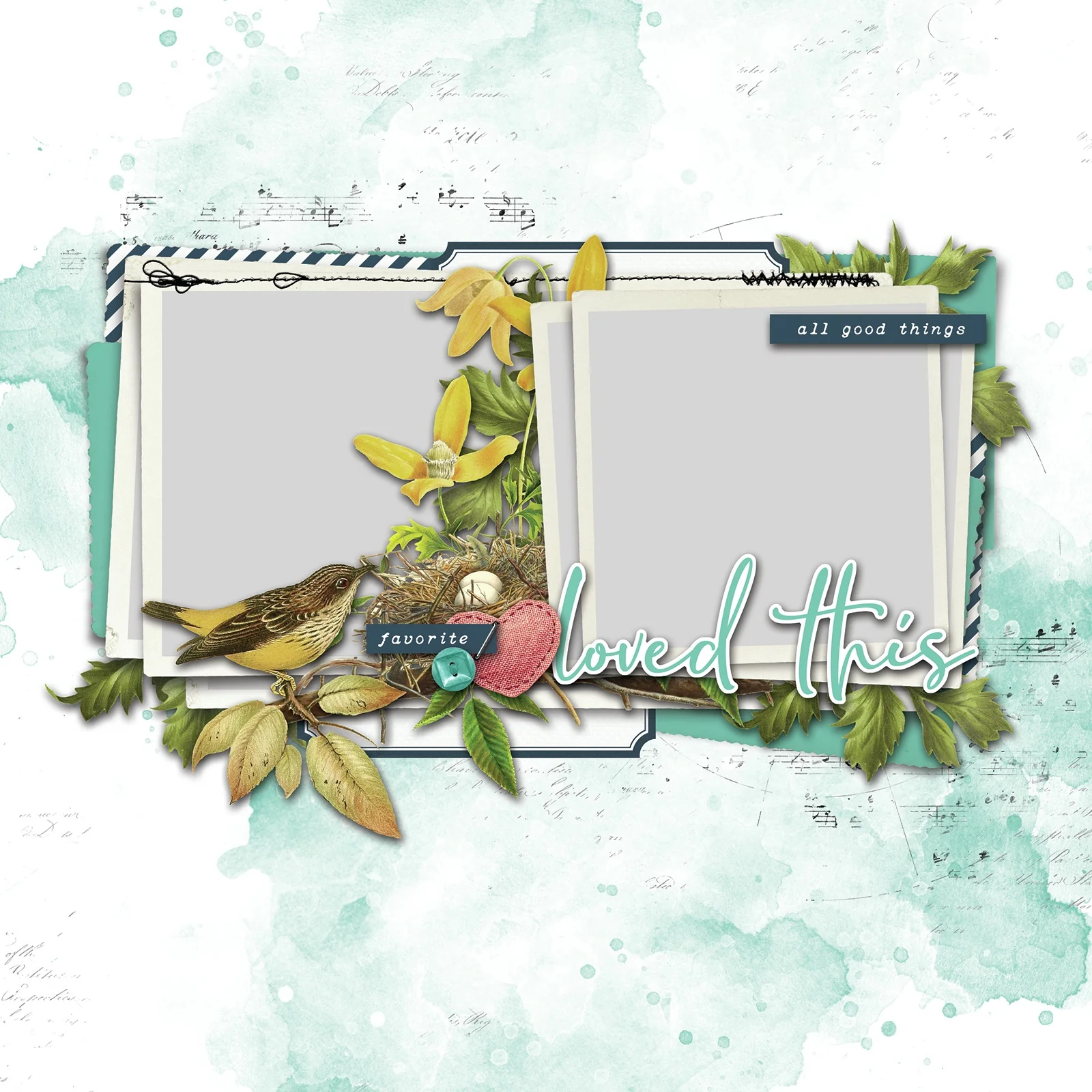 49 And Market Birdsong Page Kit - Image 3