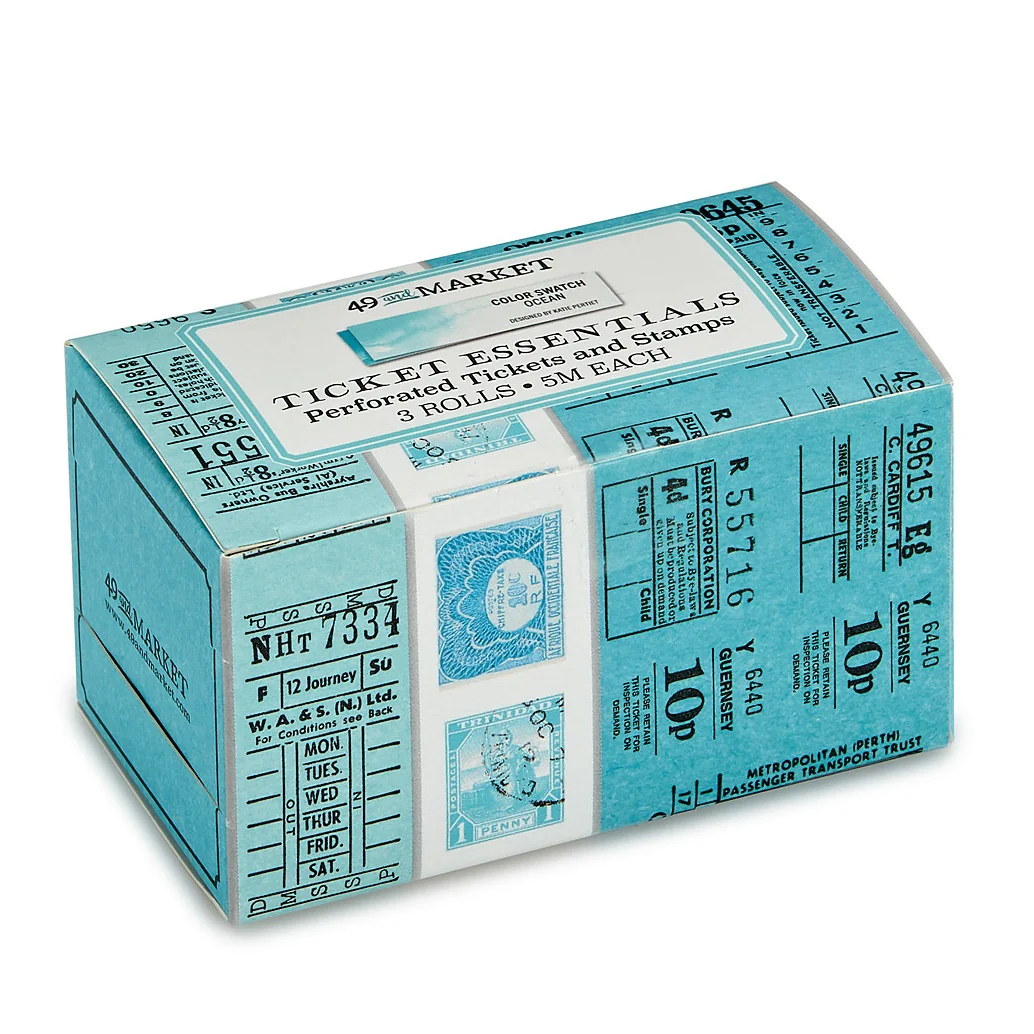 49 And Market Color Swatch: Ocean Ticket Essentials - 3 Rolls - Image 2