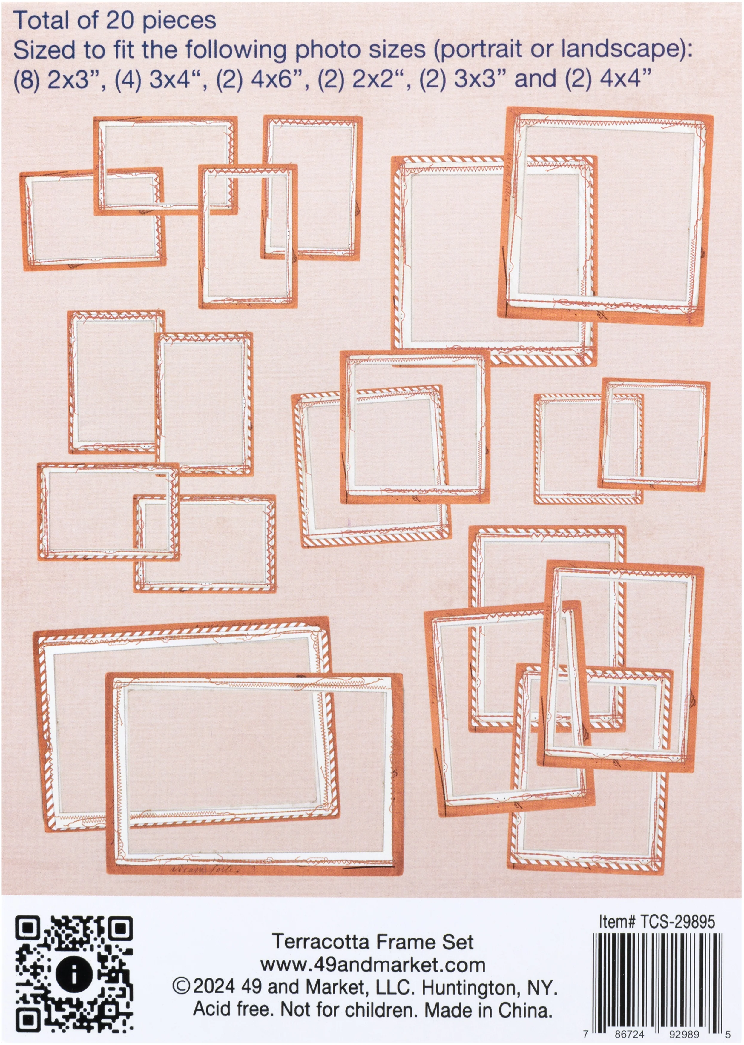 49 And Market Color Swatch: Terracotta Frame Set - Image 3