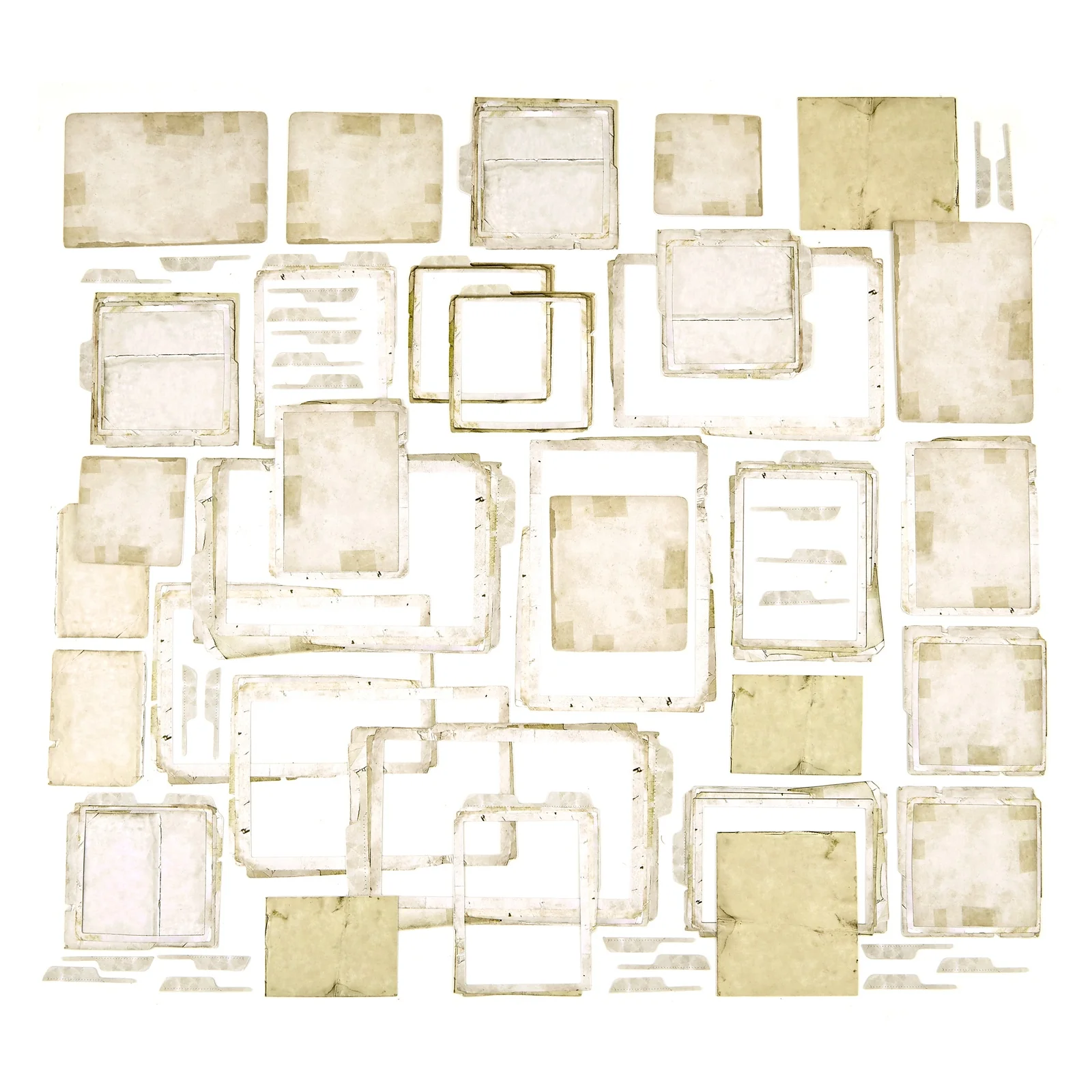 49 And Market Krafty Garden Chipboard Set - Stacked Frames - Image 3