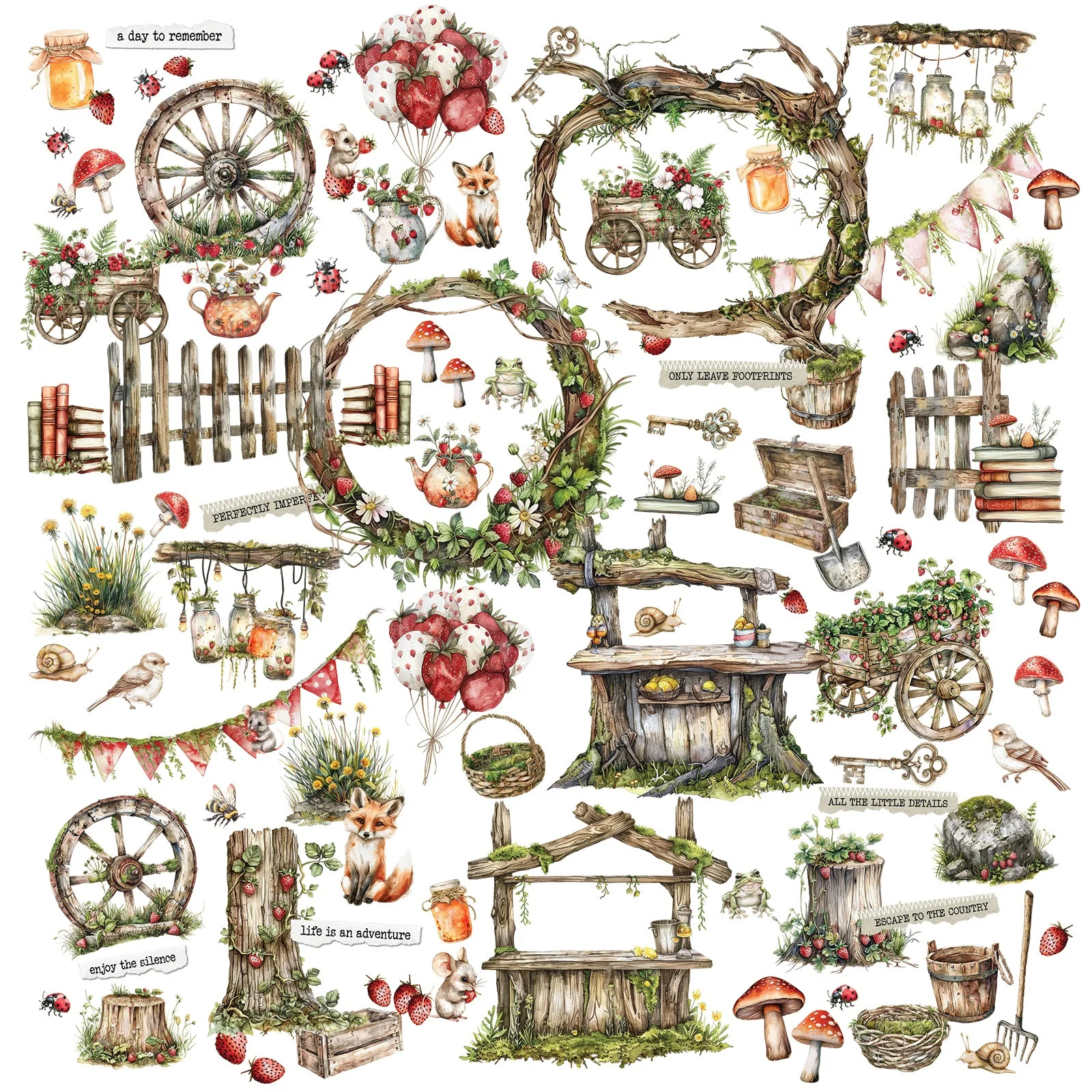 49 And Market Nature's Haven Laser Cut Outs - Element - Image 2