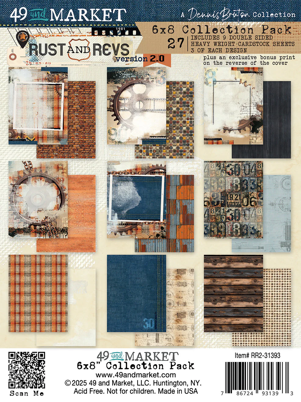 49 and Market Rust & Revs 2.0 - 6 x 8 Collection Pack