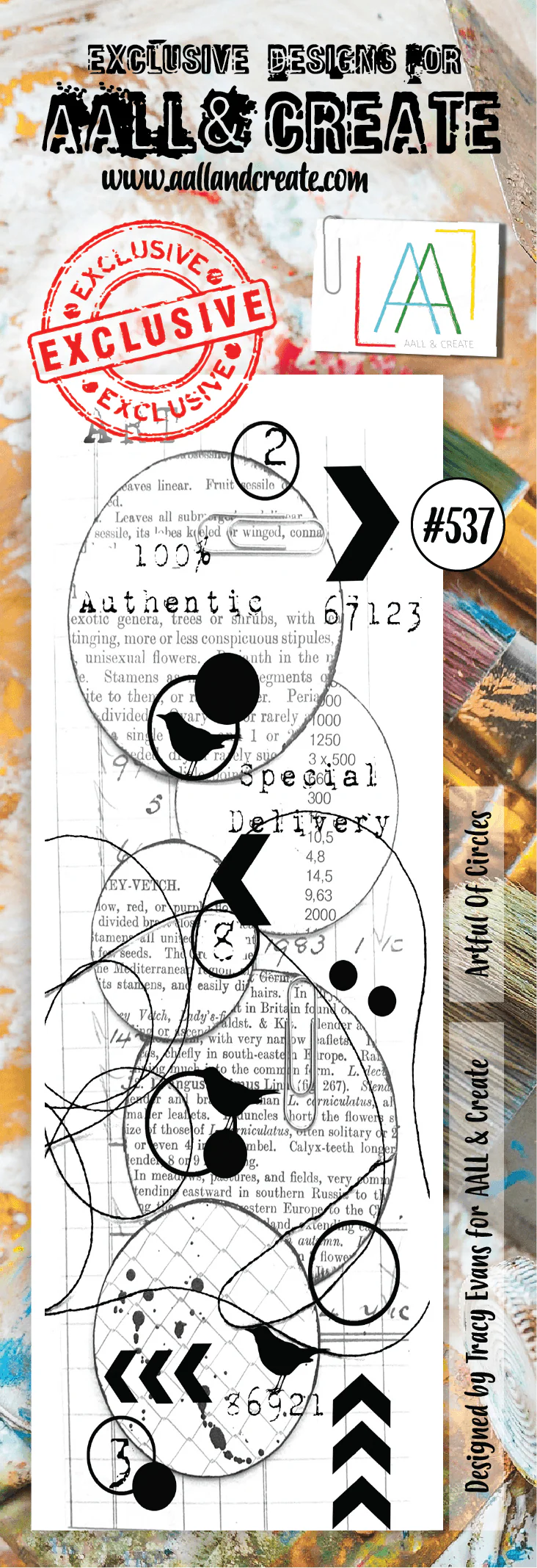 #537 - Border Stamp Set - Artful Of Circles