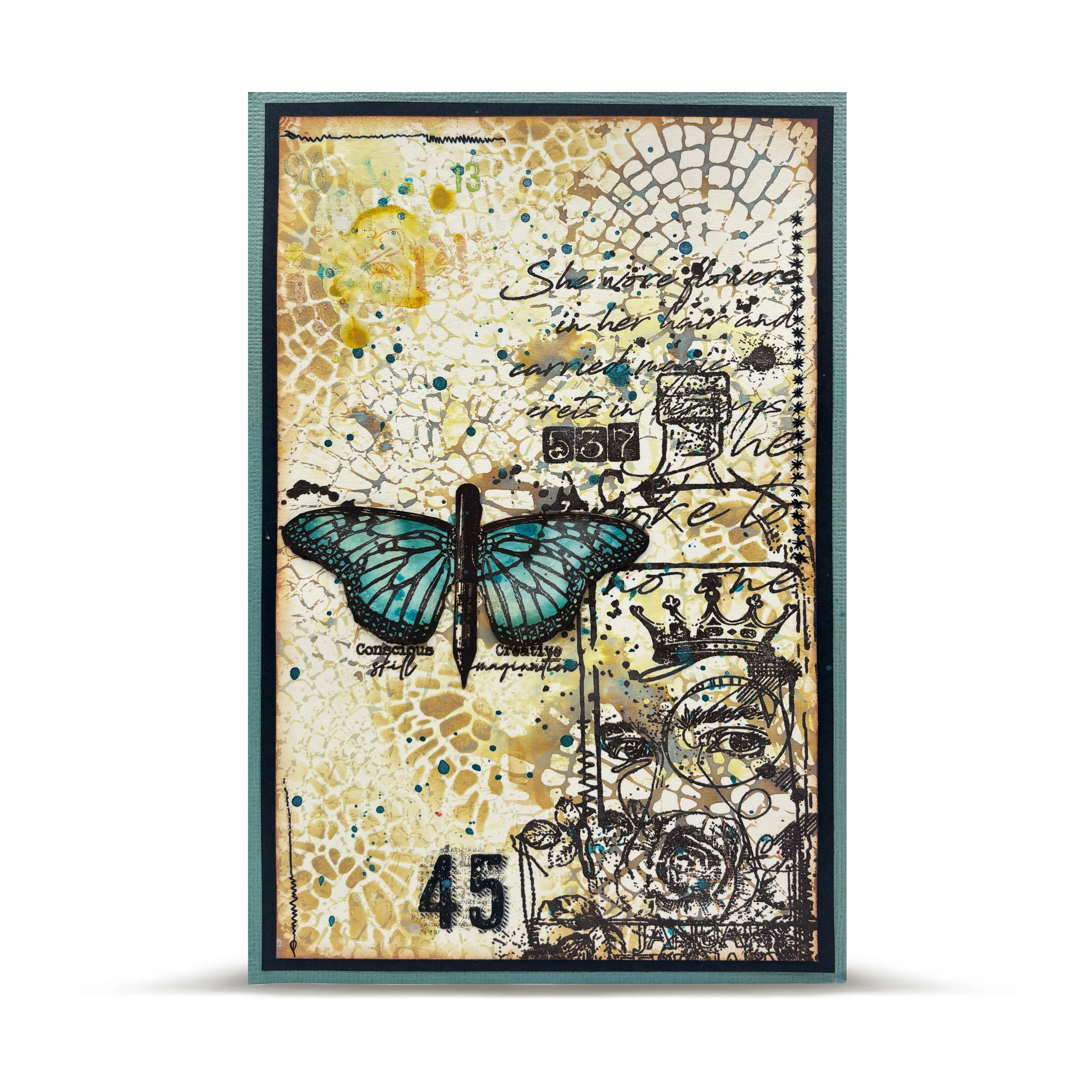 #54 - A4 Clear Stamp Set - Strings N Scripts - Image 2