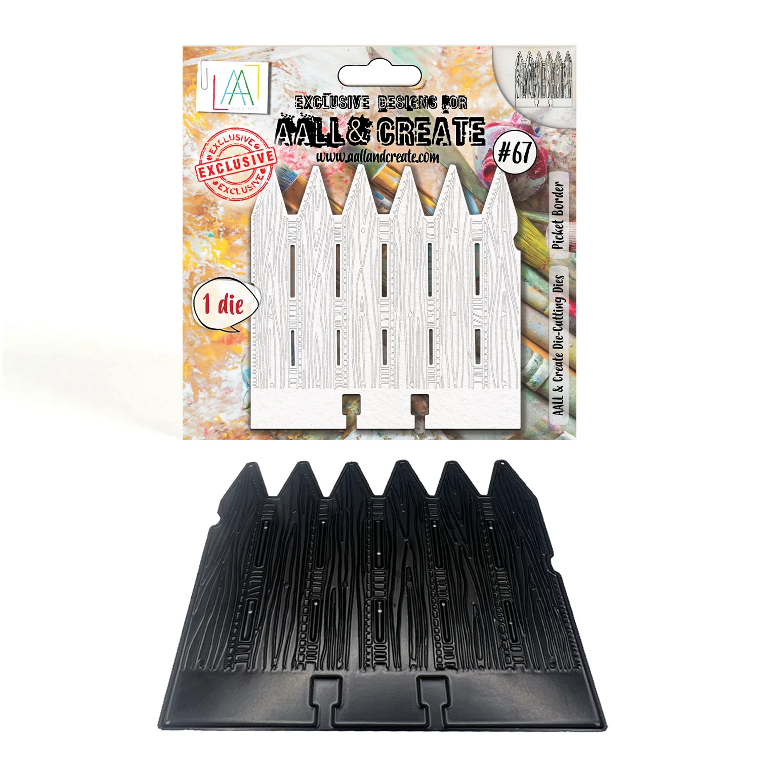 #67 - MemoryDex Die-Cutting Die Set - Picket Border