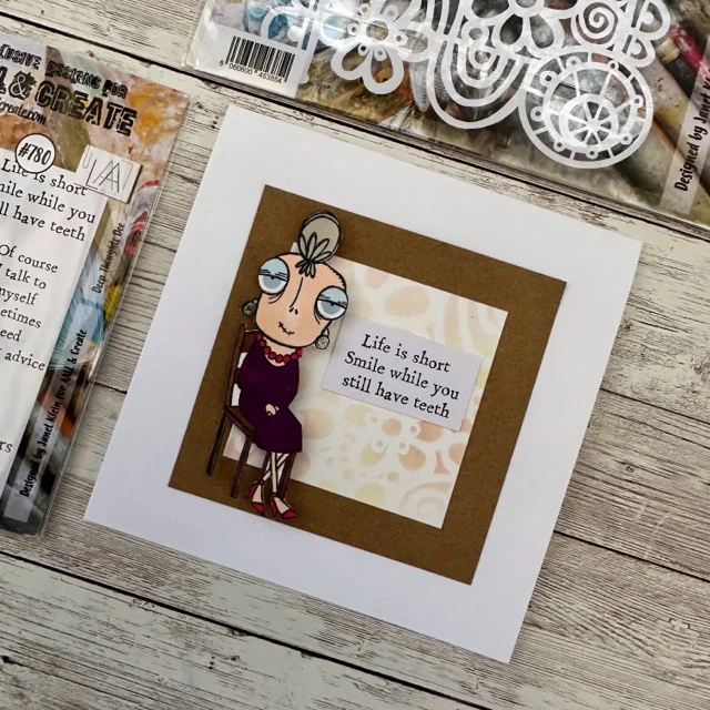 TP-780 - A7 Clear Stamp Set - Deep Thoughts Dee - Image 3