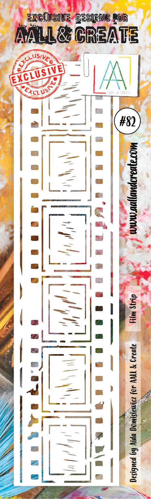 #82 - Border Stencil - Film Strip