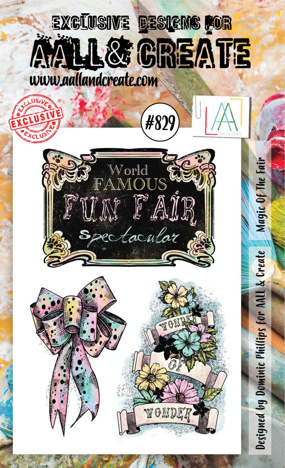 #829 - A6 Clear Stamp Set - Magic Of the Fair