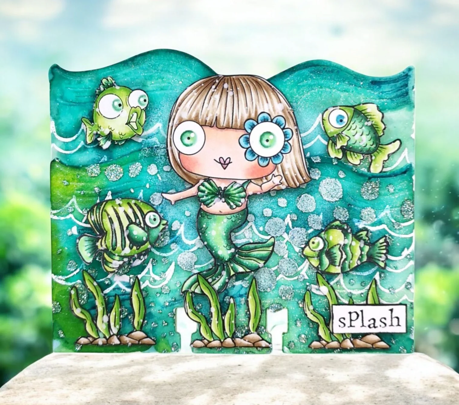 #858 - A7 Clear Stamp Set - Plenty of Fish - Image 4