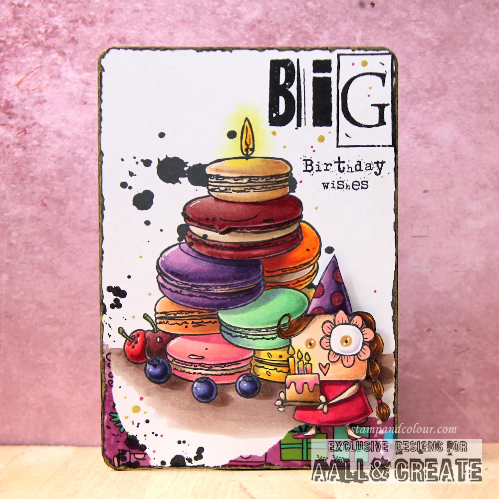 #964 - A7 Stamp Set - Girl Birthday - Image 10
