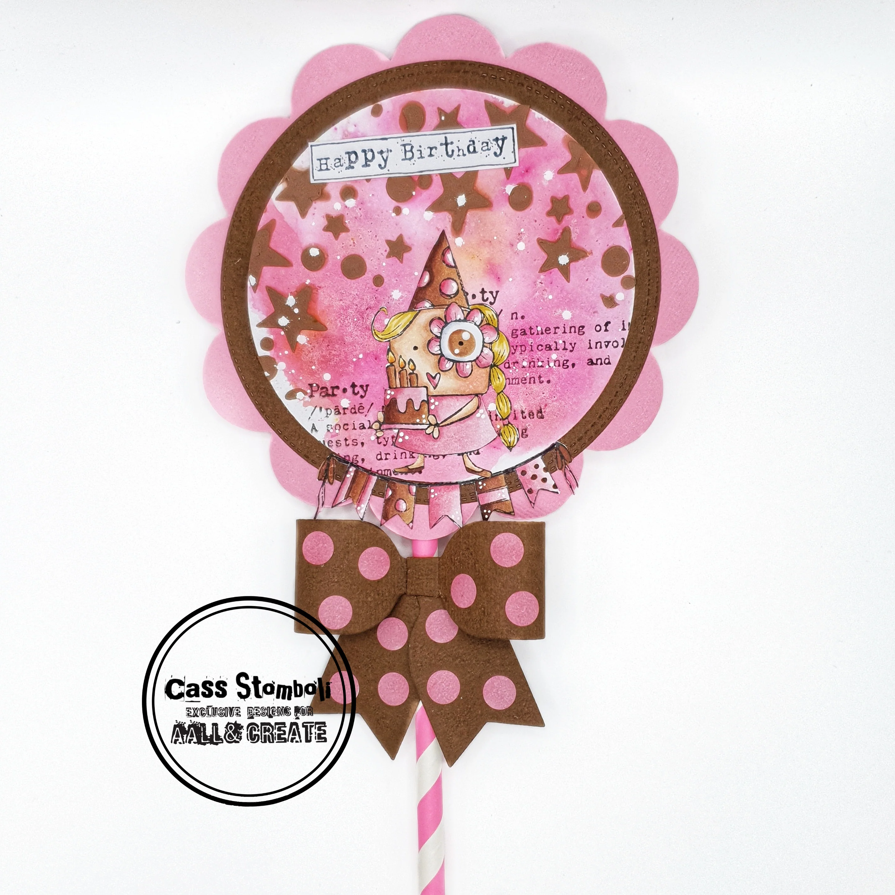 #964 - A7 Stamp Set - Girl Birthday - Image 11