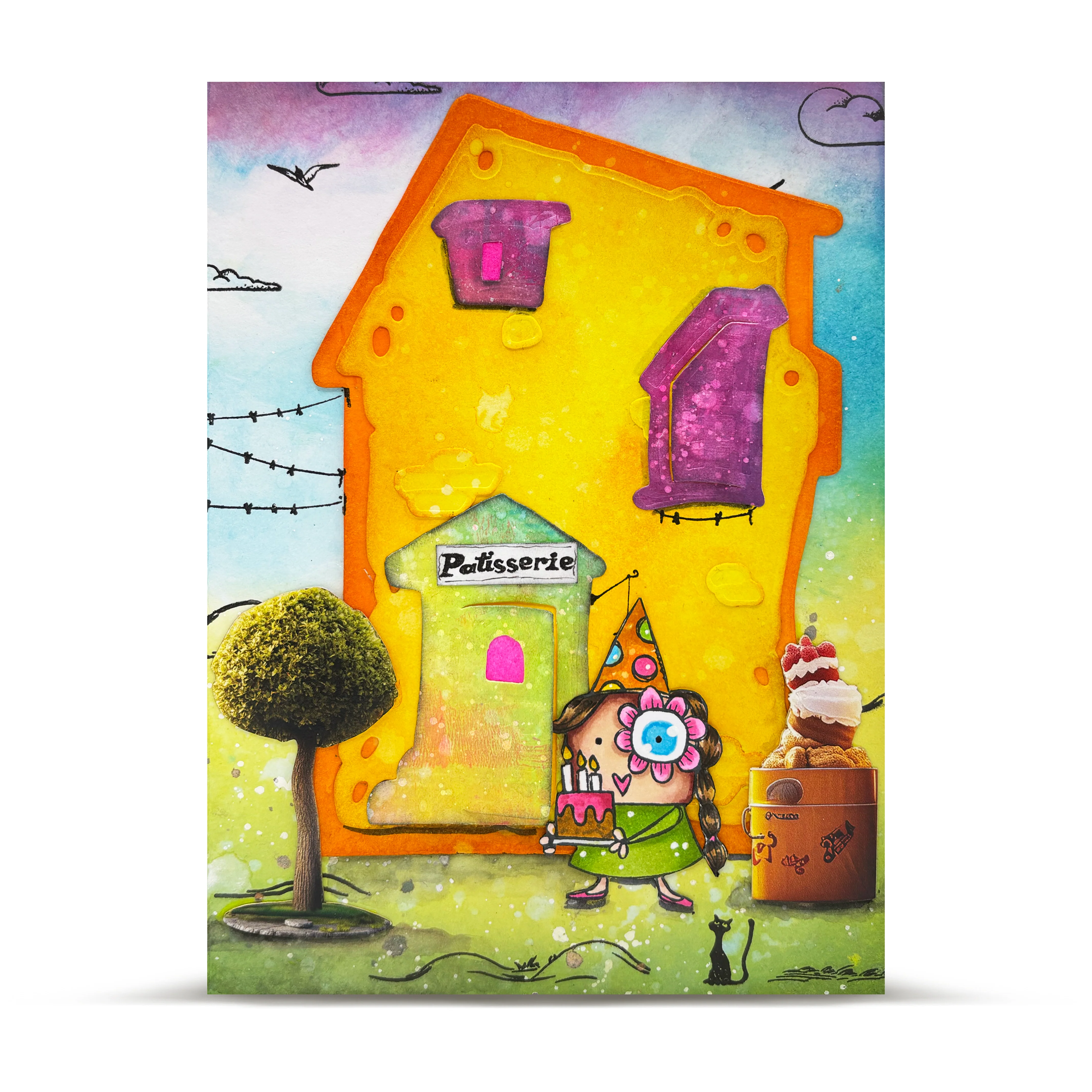#964 - A7 Stamp Set - Girl Birthday - Image 15