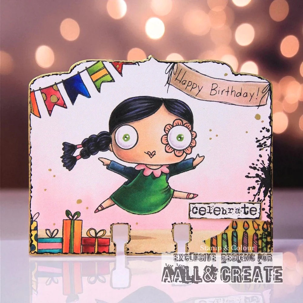 #964 - A7 Stamp Set - Girl Birthday - Image 16