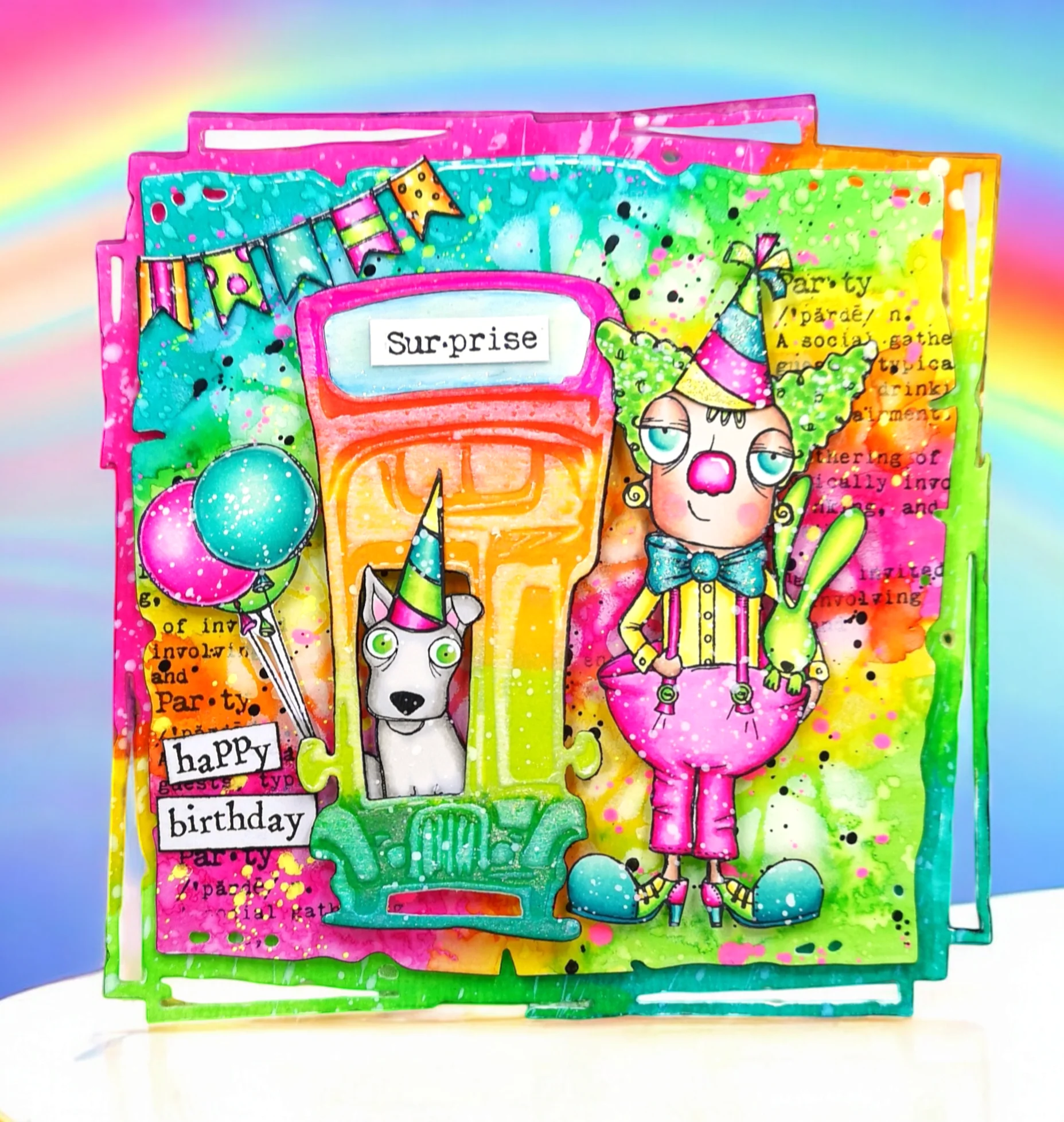 #964 - A7 Stamp Set - Girl Birthday - Image 3