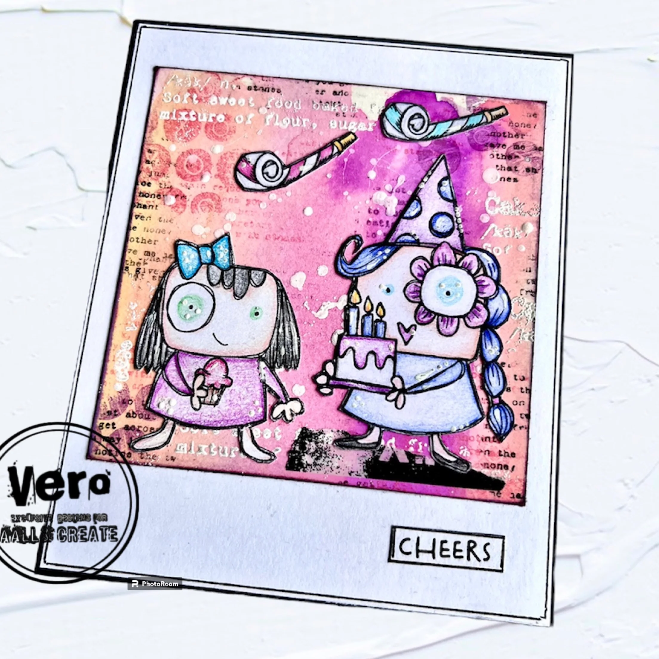 #964 - A7 Stamp Set - Girl Birthday - Image 8