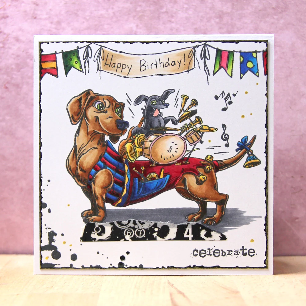 #964 - A7 Stamp Set - Girl Birthday - Image 9
