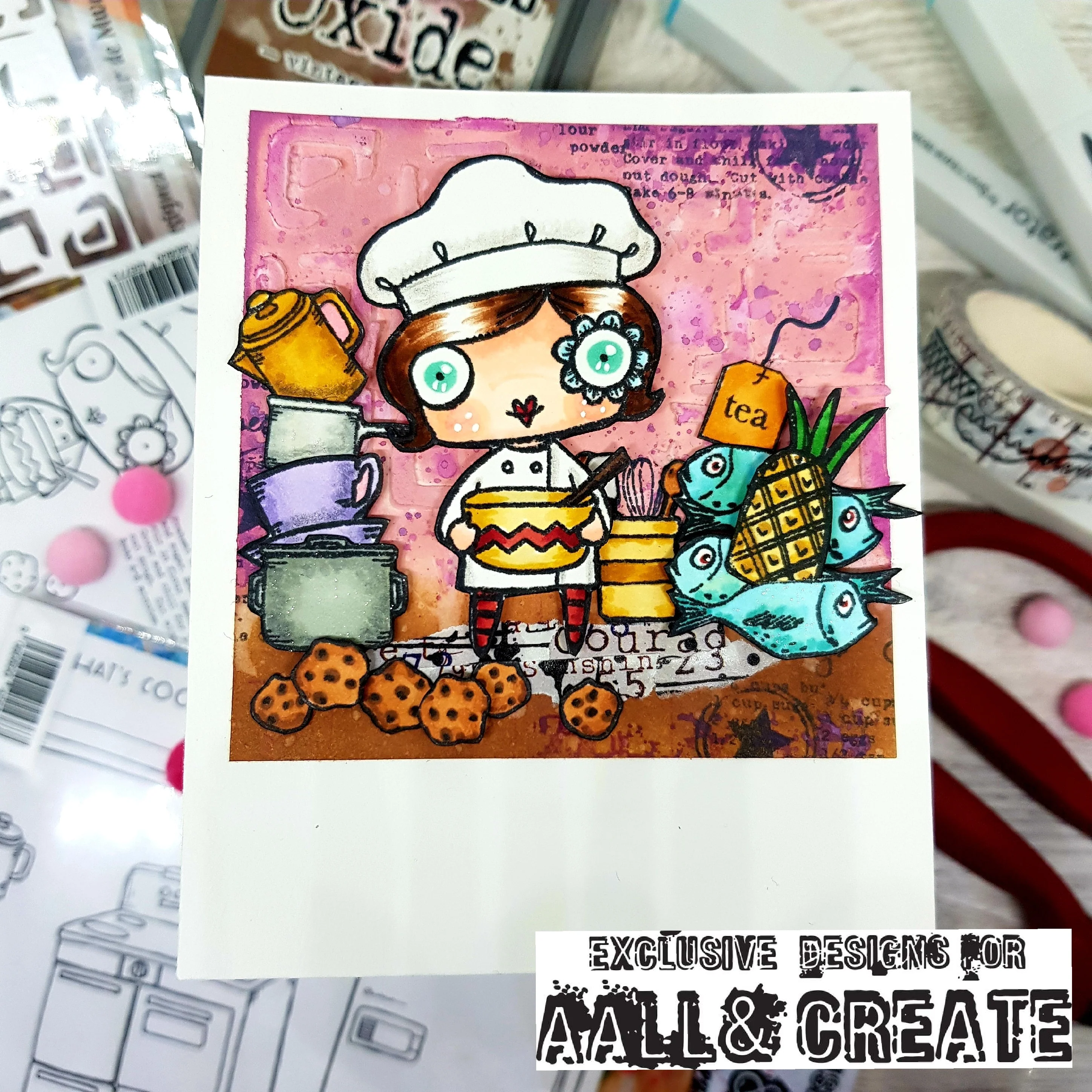 #421 - A7 Clear Stamp Set - Sugar Cookies - Image 3
