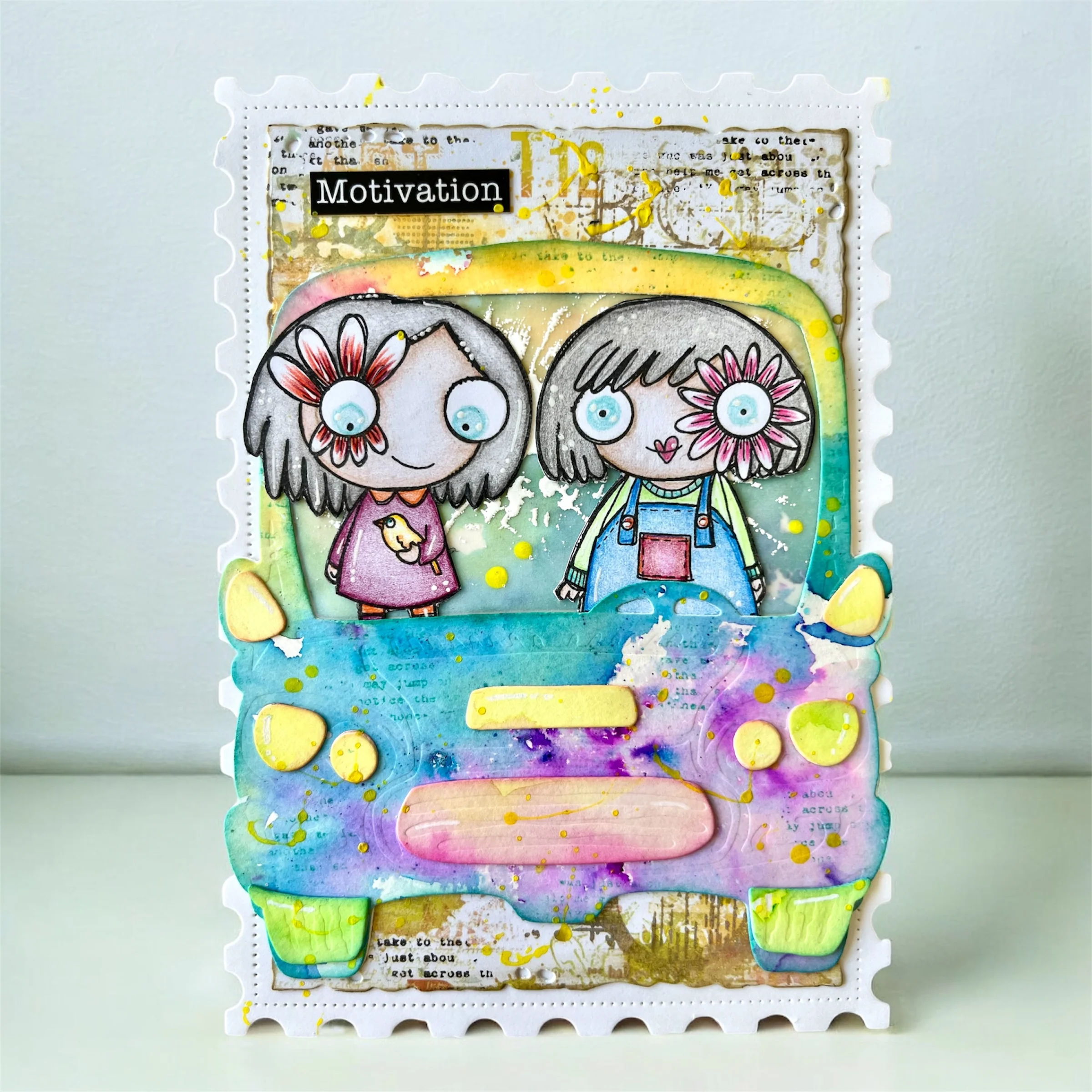 #424 - A7 Clear Stamp Set - The Gardener - Image 2