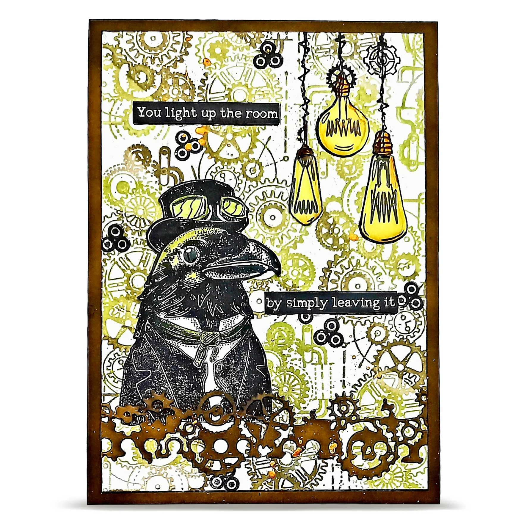 TP-445 - A7 Clear Stamp Set - Dashing Crow - Image 2