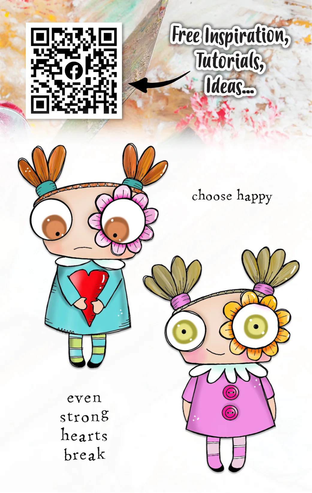 #478 - A7 Clear Stamp Set - Choose Happy - Image 5