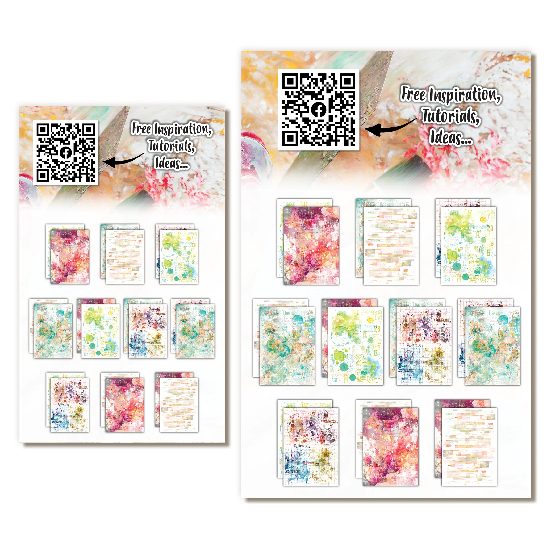 2 x Paper Packs - Spectrum Splash & Colourburst Melody - Image 14