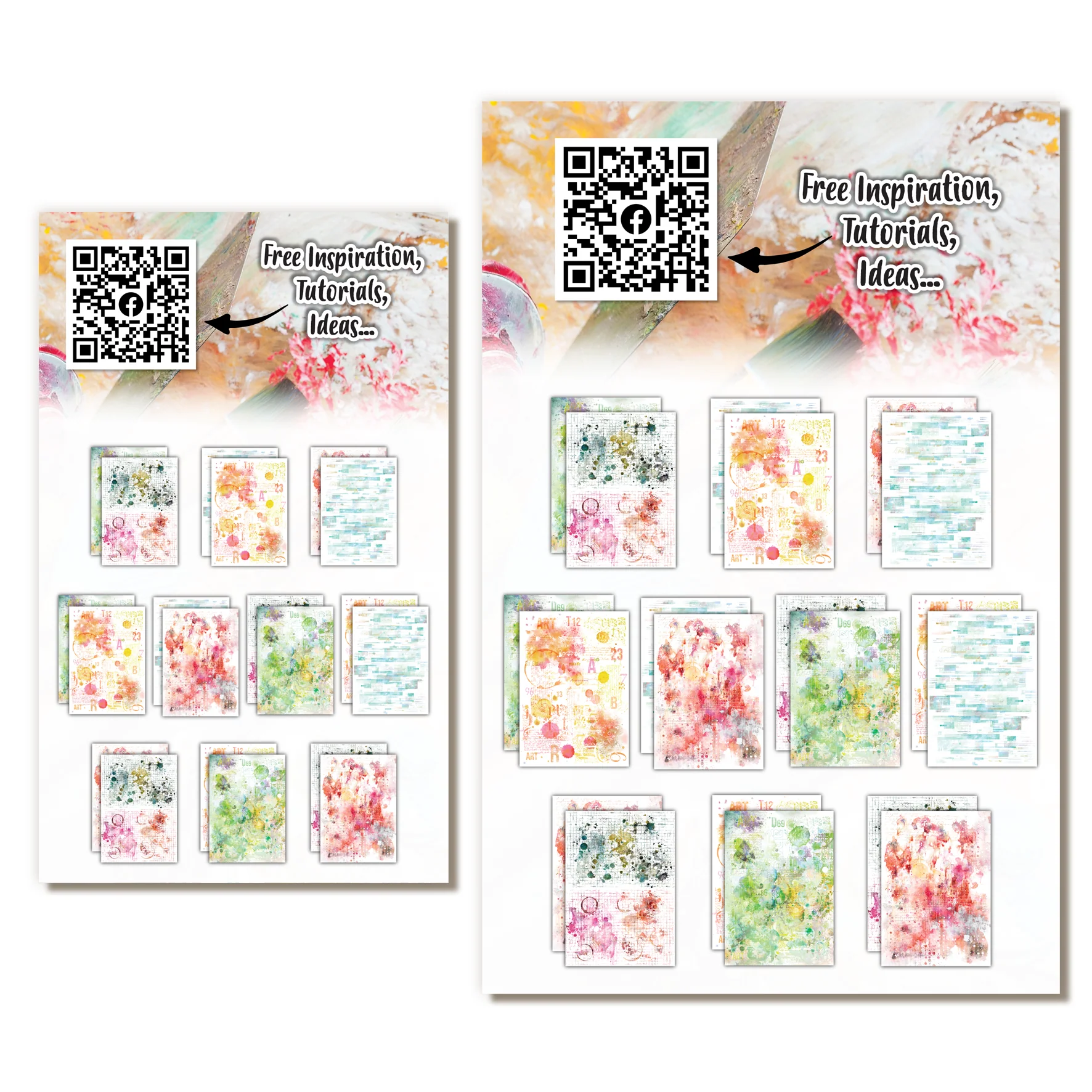 2 x Paper Packs - Vivid Vortex and Sunrise, Sunset - Image 25