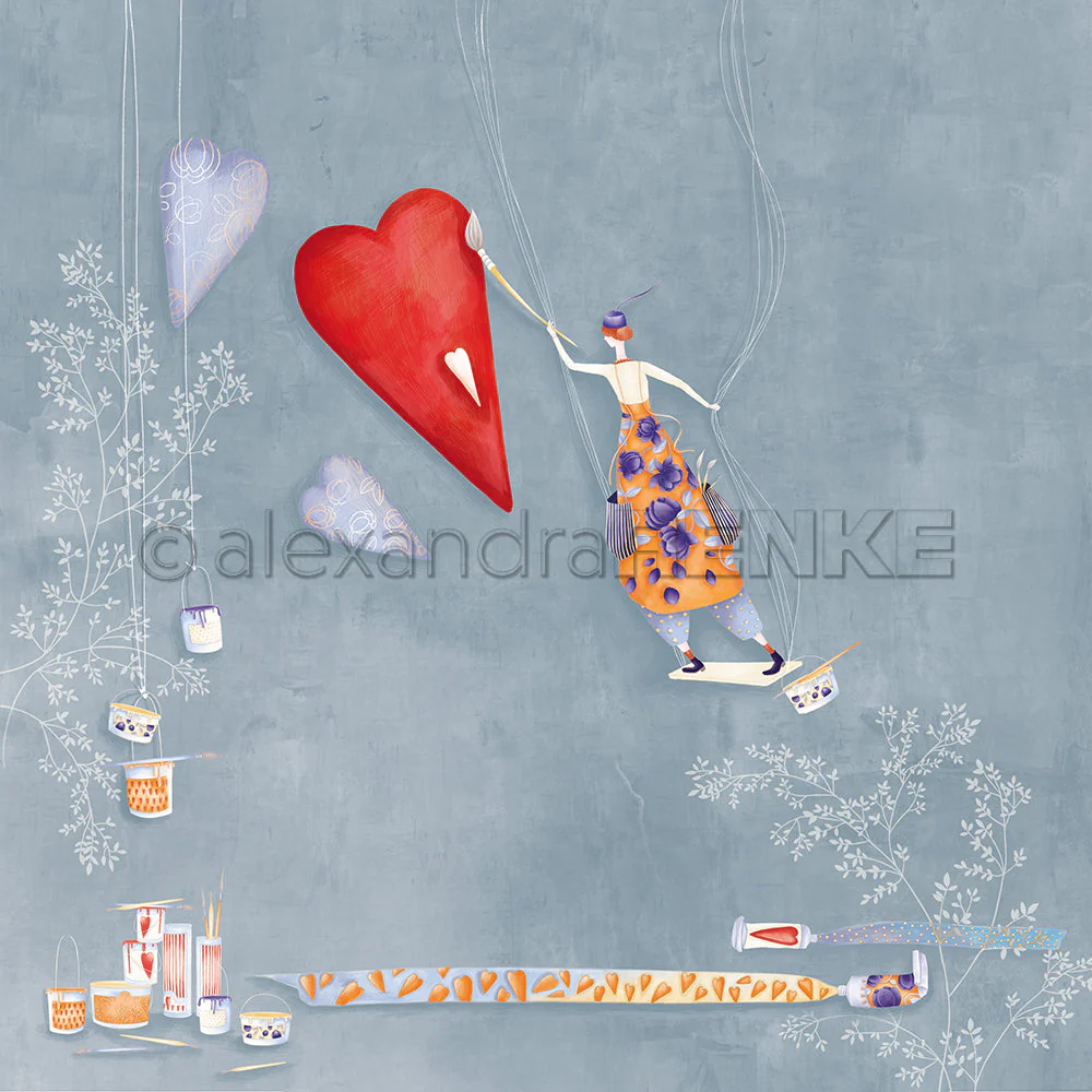 Alexandra Renke 12x12" Design Paper Lisas Figurines Colour Magic 200g - 1 pc