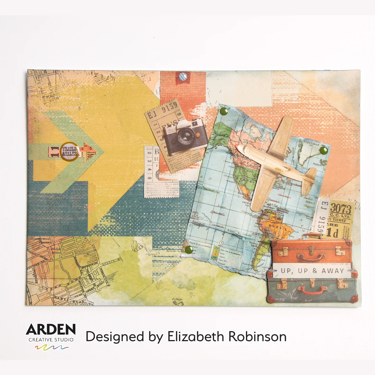Arden Creative Studio Been There 12in x 12in Paper Pad - Image 10