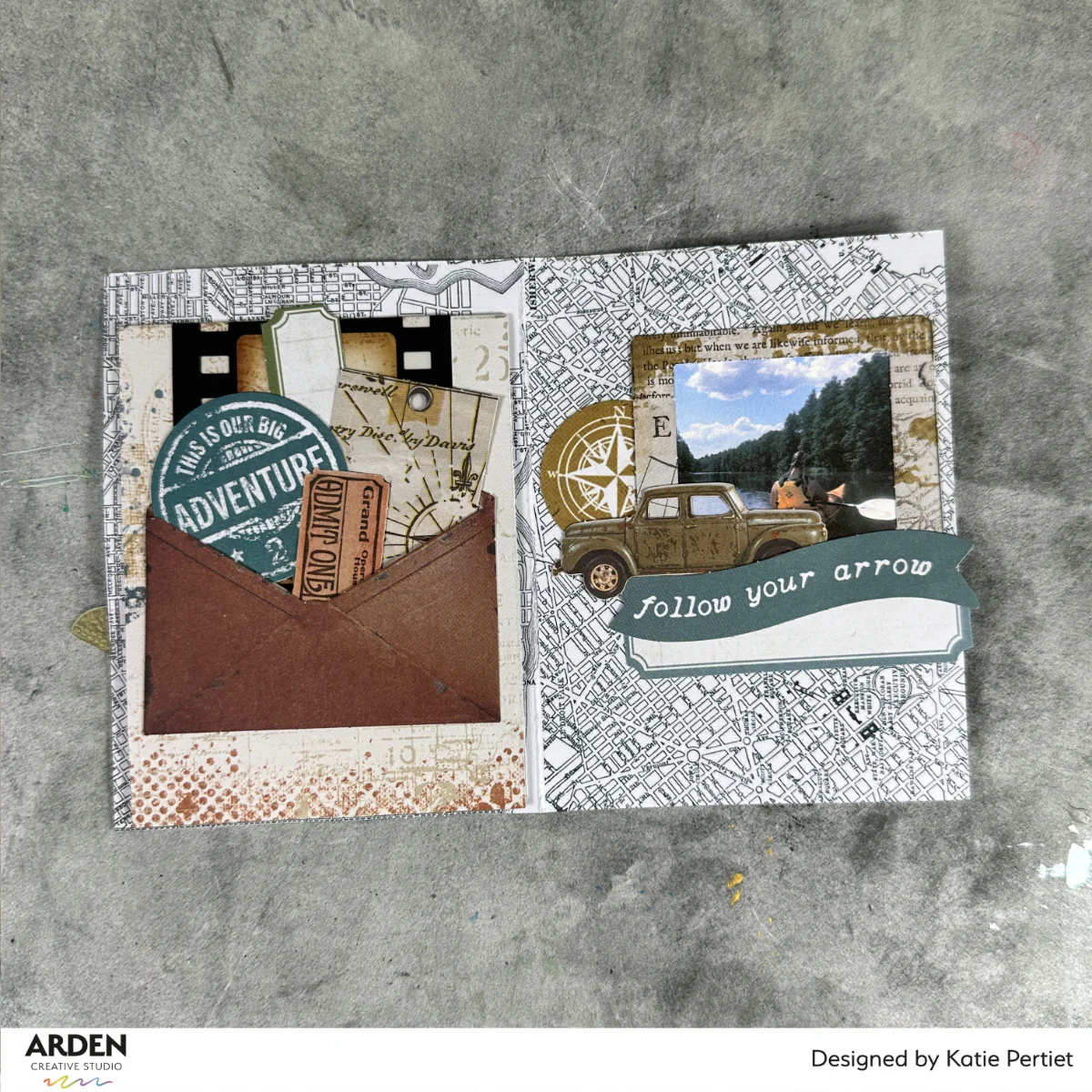 Arden Creative Studio Been There 12in x 12in Paper Pad - Image 13